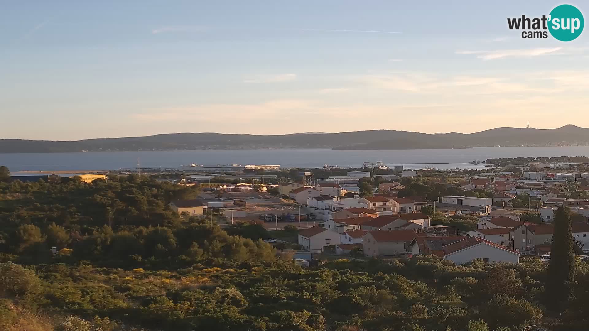 Zadar Port Gazenica Webcam Panorama, Zadar, Kroatien