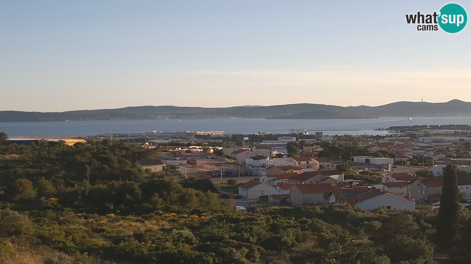 Zadar Port Gazenica Webcam Panorama, Zadar, Kroatien