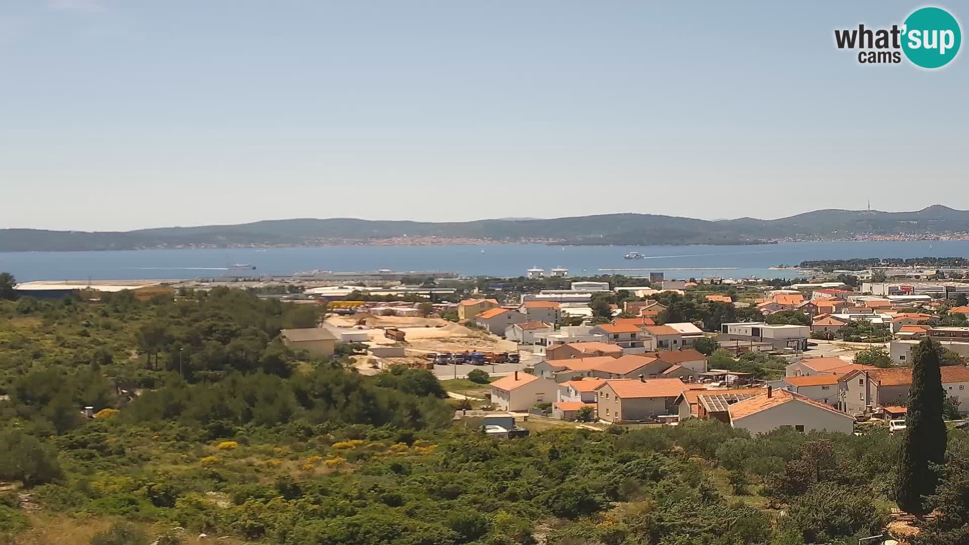 Zadar Port Gazenica Webcam Panorama, Zadar, Kroatien