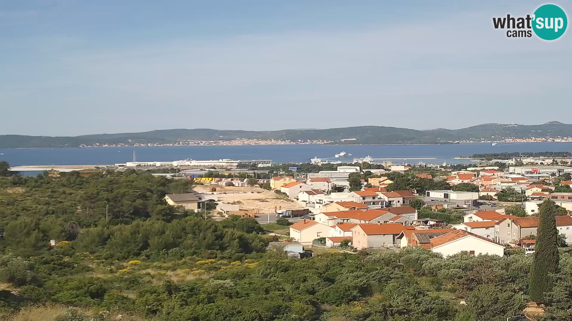 Panoramska web kamera Luke Gaženica u Zadru, Hrvatska