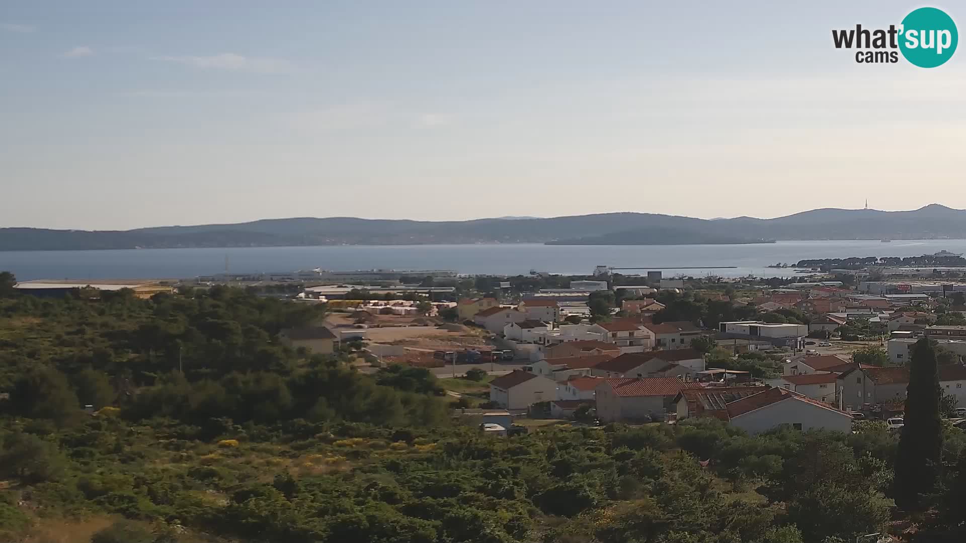 Panorama de la Webcam del Puerto Gazenica de Zadar, Zadar, Croacia