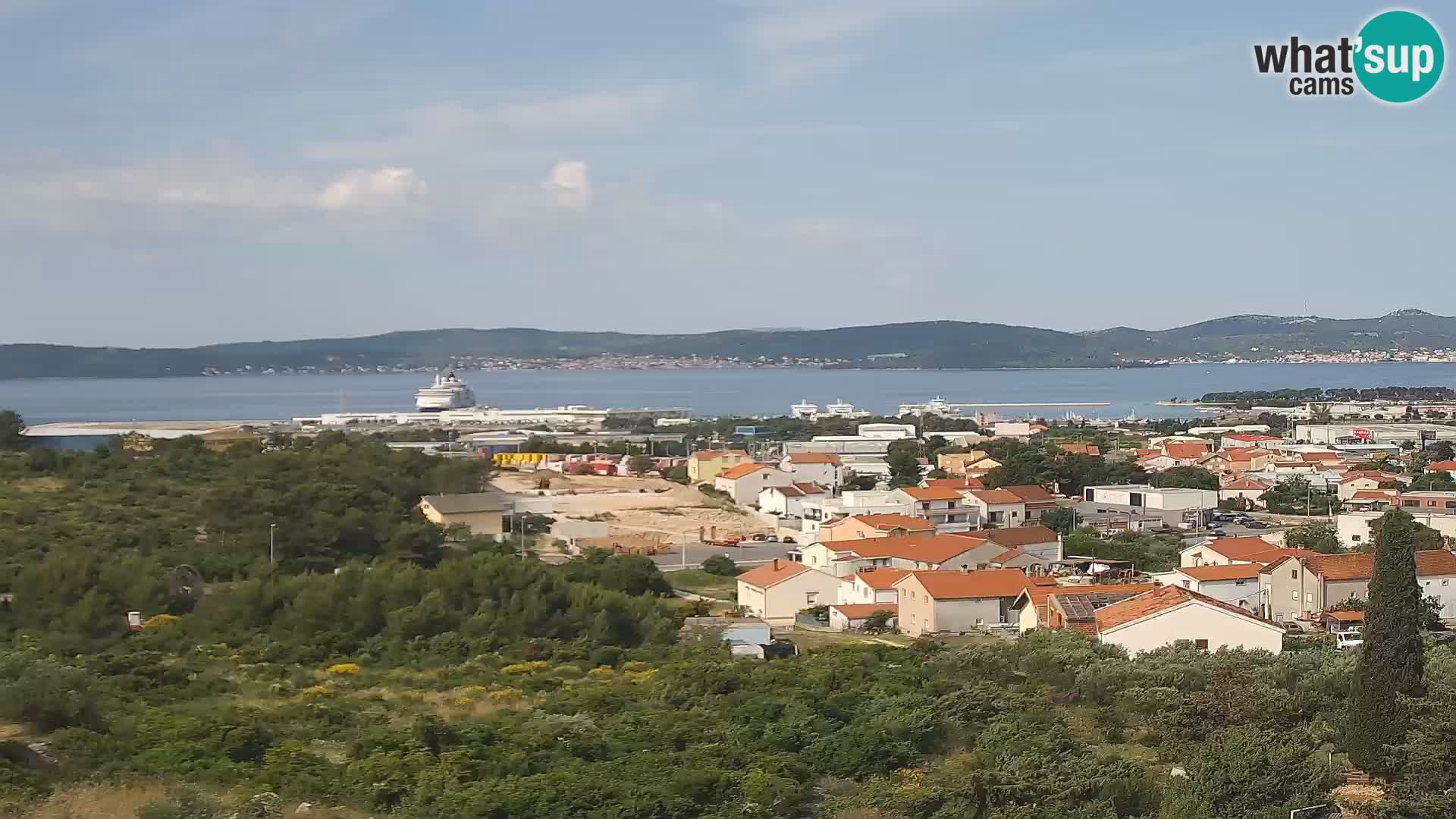 Panorama de la Webcam del Puerto Gazenica de Zadar, Zadar, Croacia