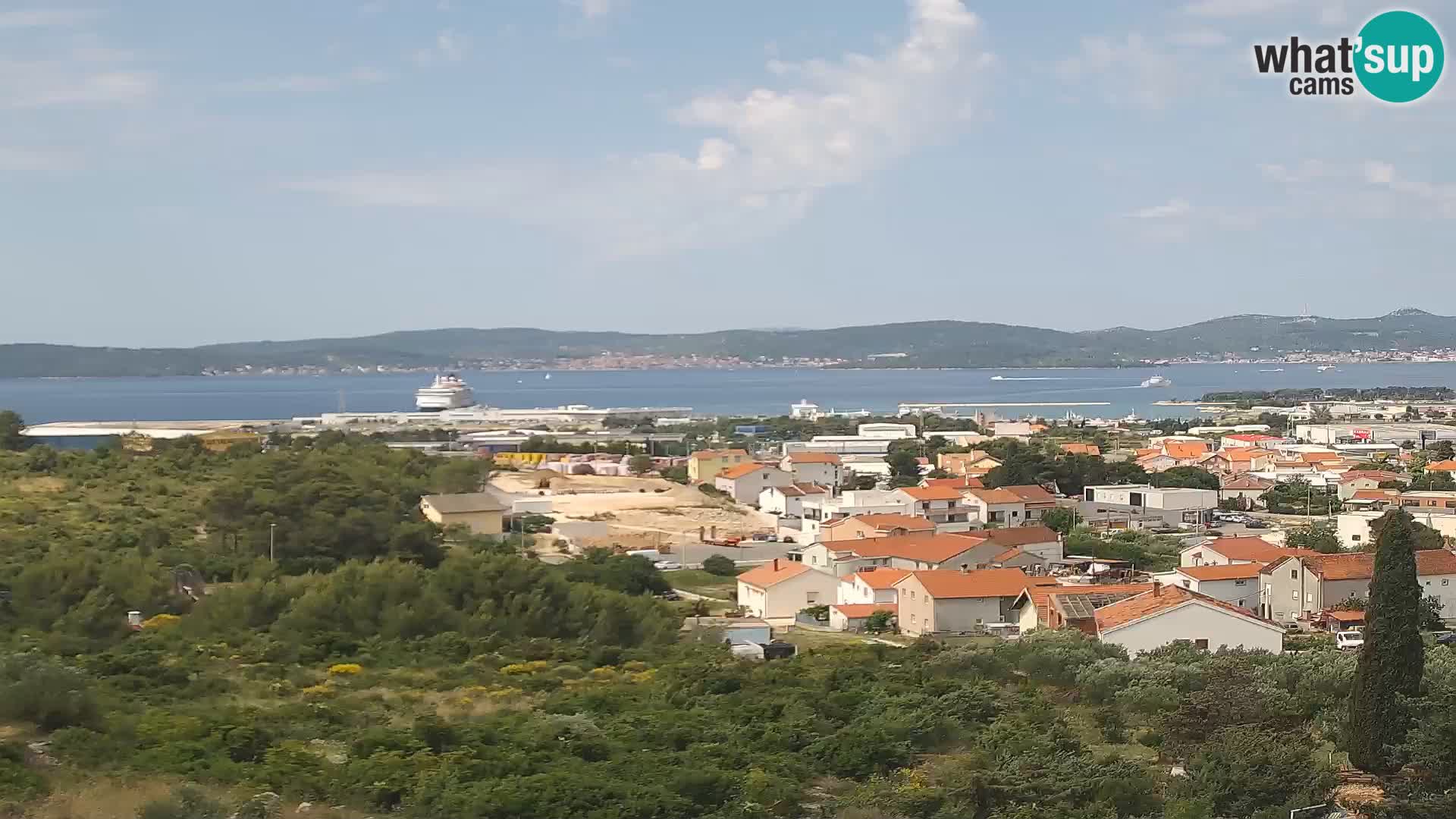 Zadar Pristanišče Gazenica s panoramsko spletno kamero, Zadar, Hrvaška