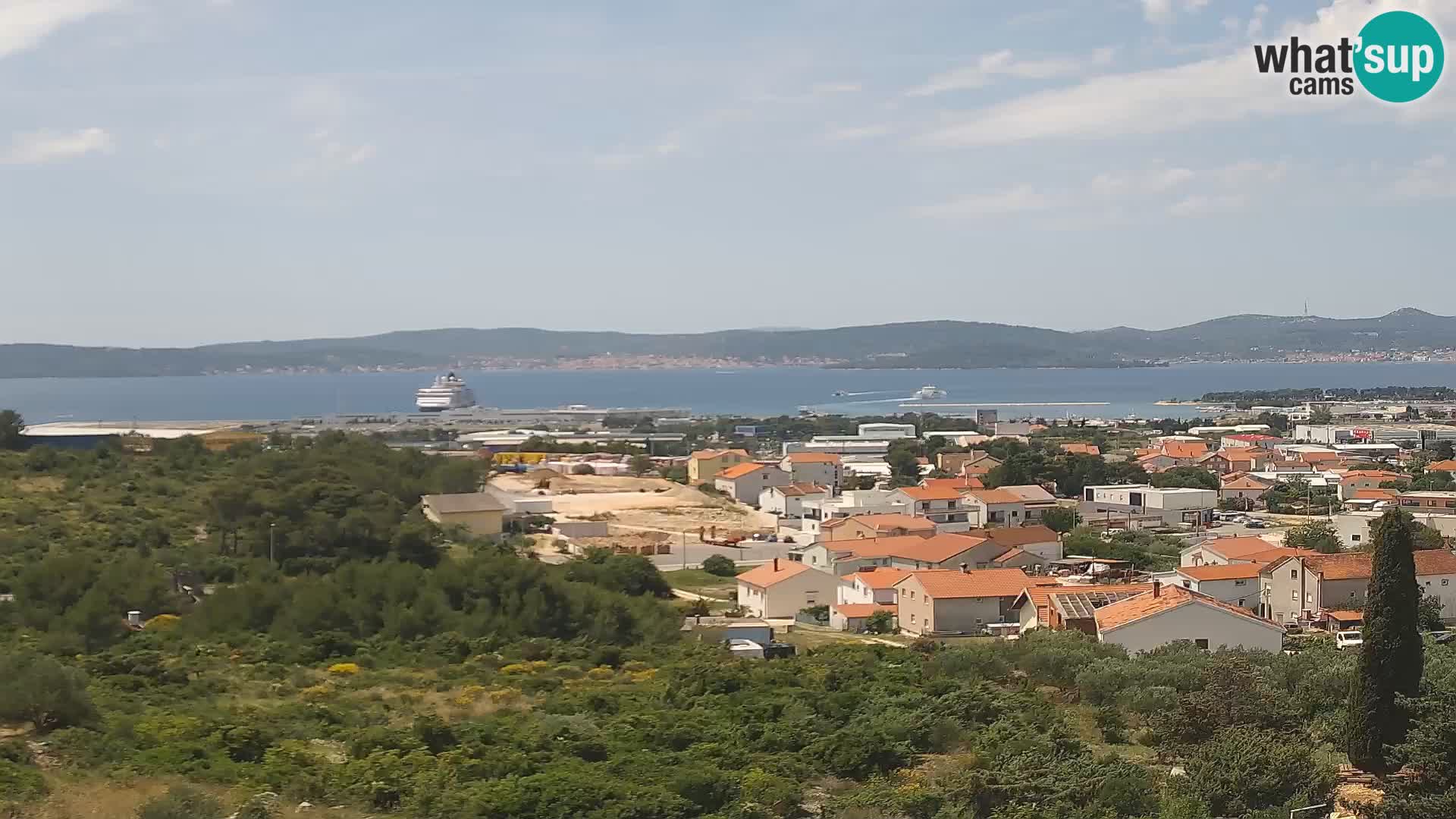 Panorama de la Webcam del Puerto Gazenica de Zadar, Zadar, Croacia