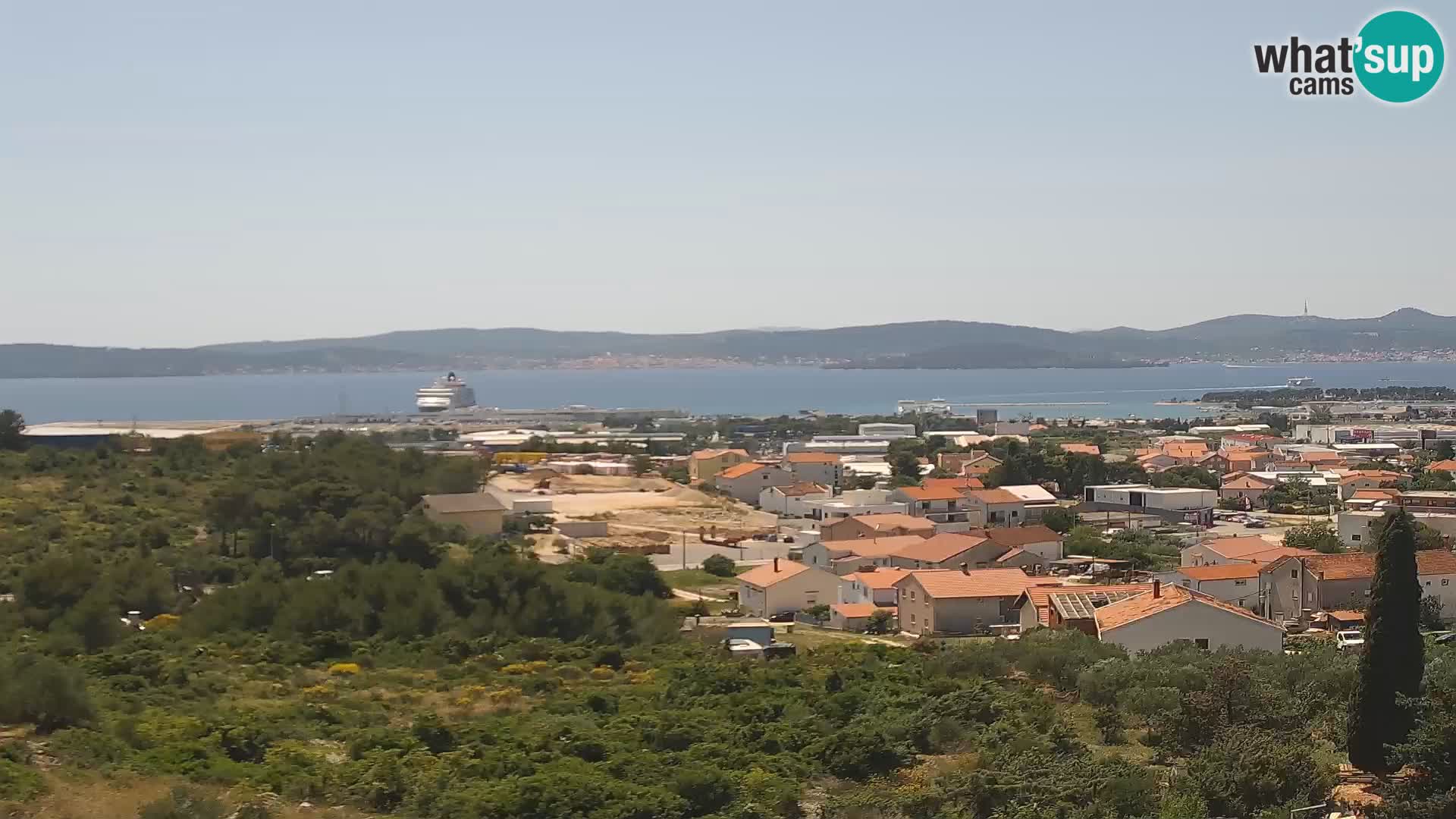 Panoramska web kamera Luke Gaženica u Zadru, Hrvatska