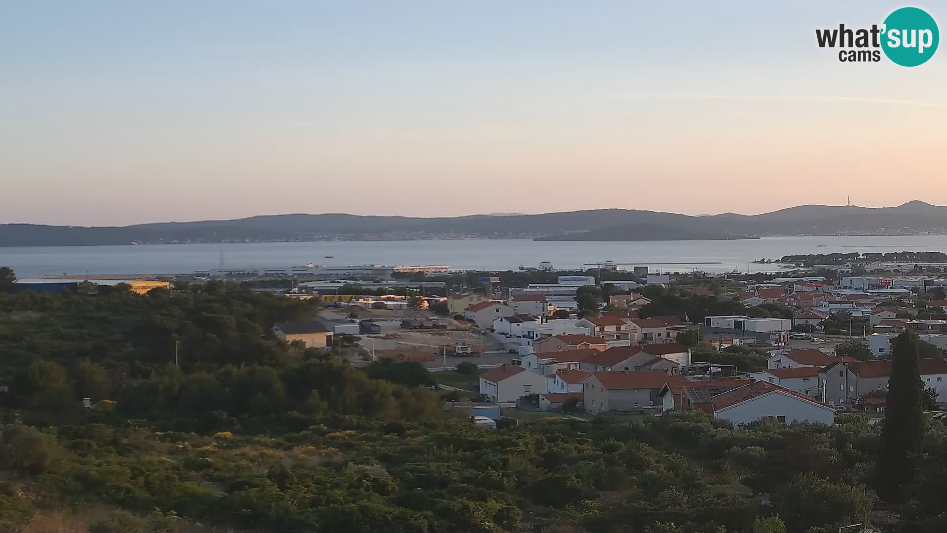 Panorama de la Webcam del Puerto Gazenica de Zadar, Zadar, Croacia