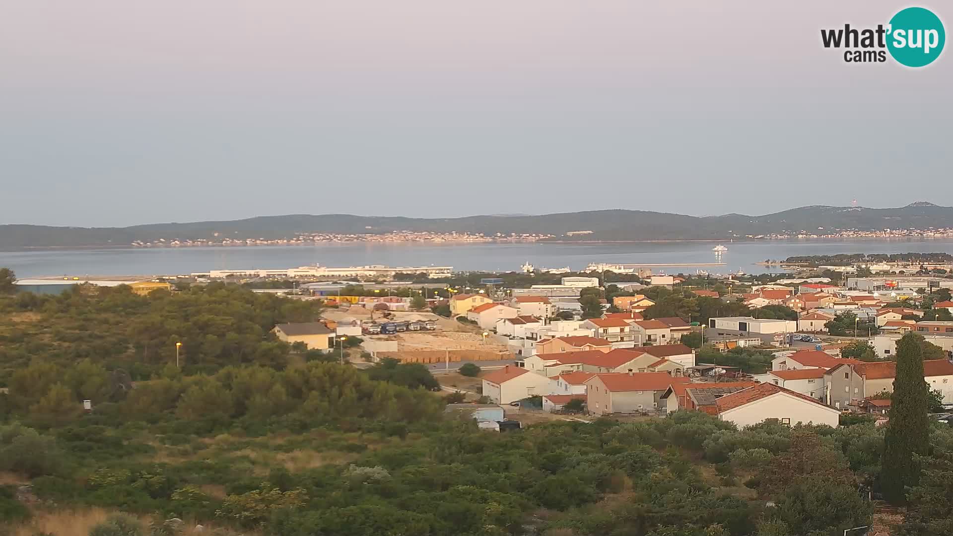 Panoramska web kamera Luke Gaženica u Zadru, Hrvatska