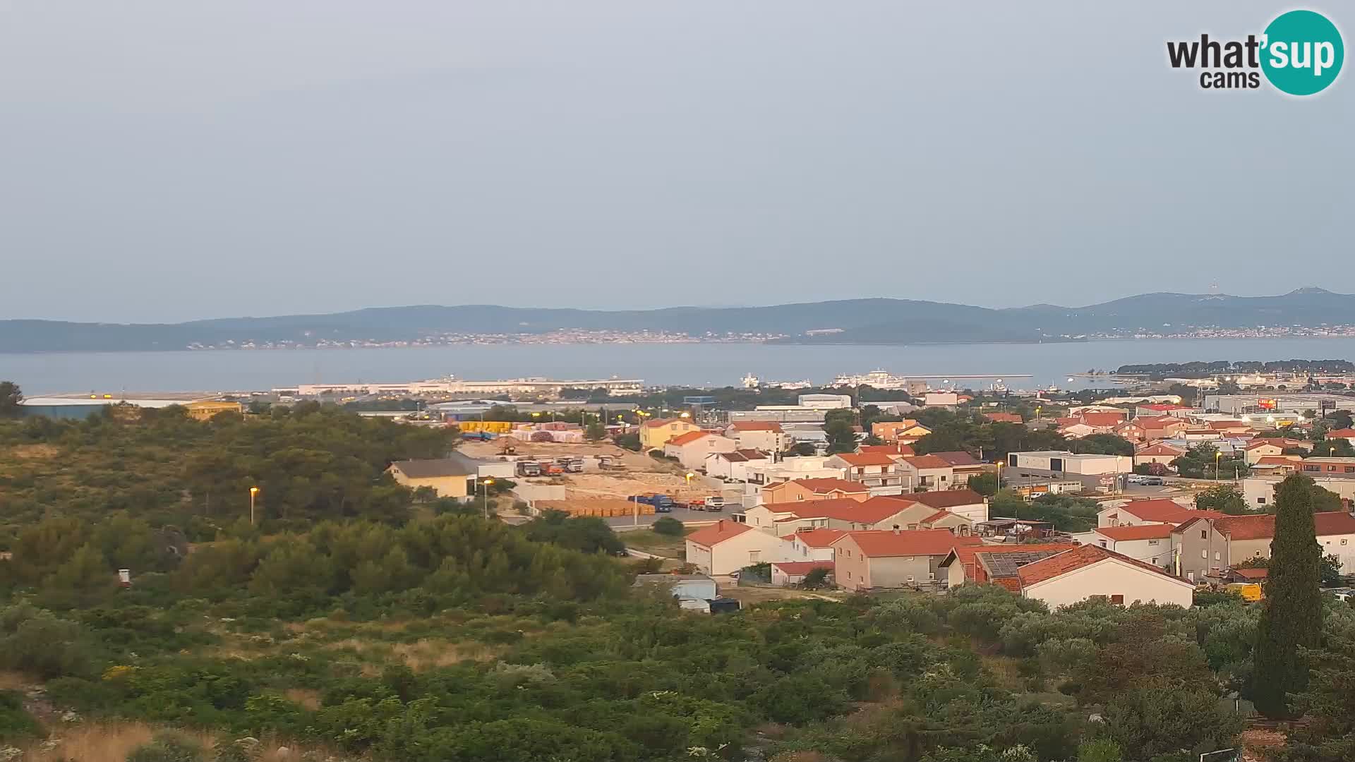 Zadar Port Gazenica Webcam Panorama, Zadar, Croatie