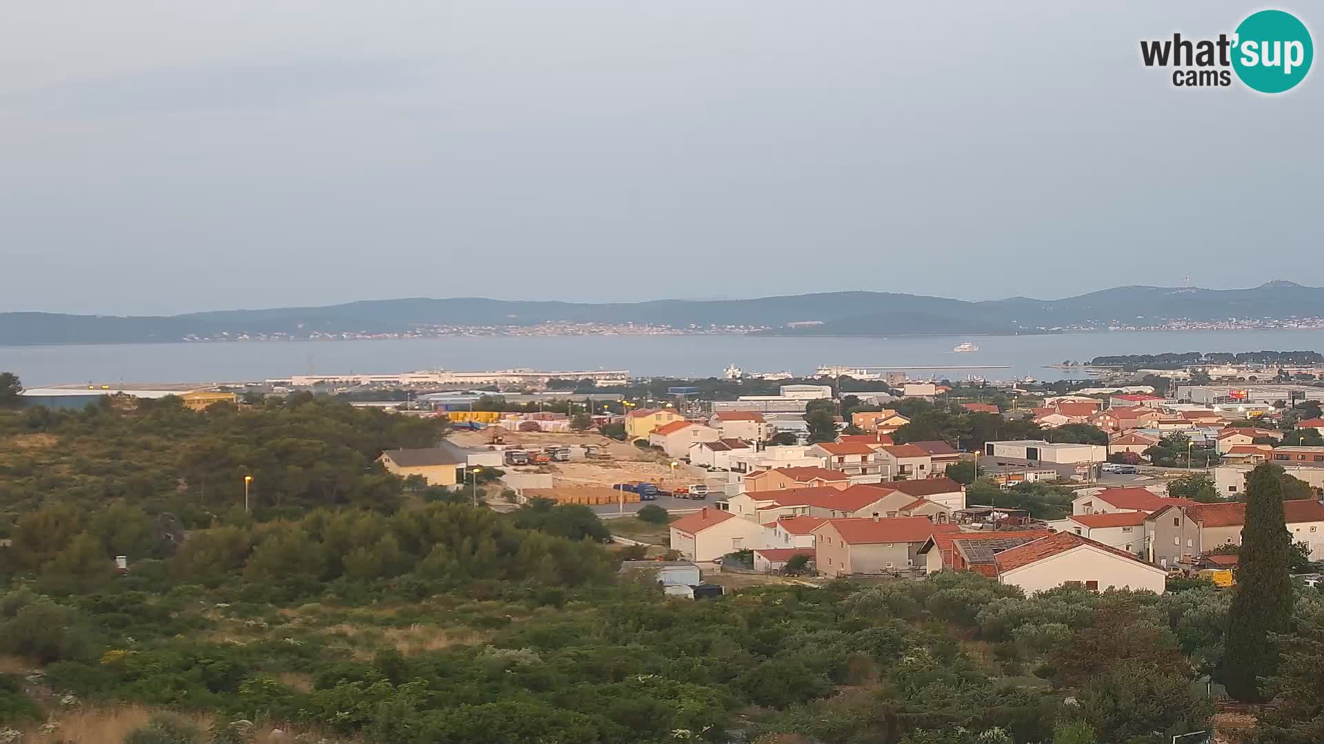 Zadar Port Gazenica Webcam Panorama, Zadar, Kroatien
