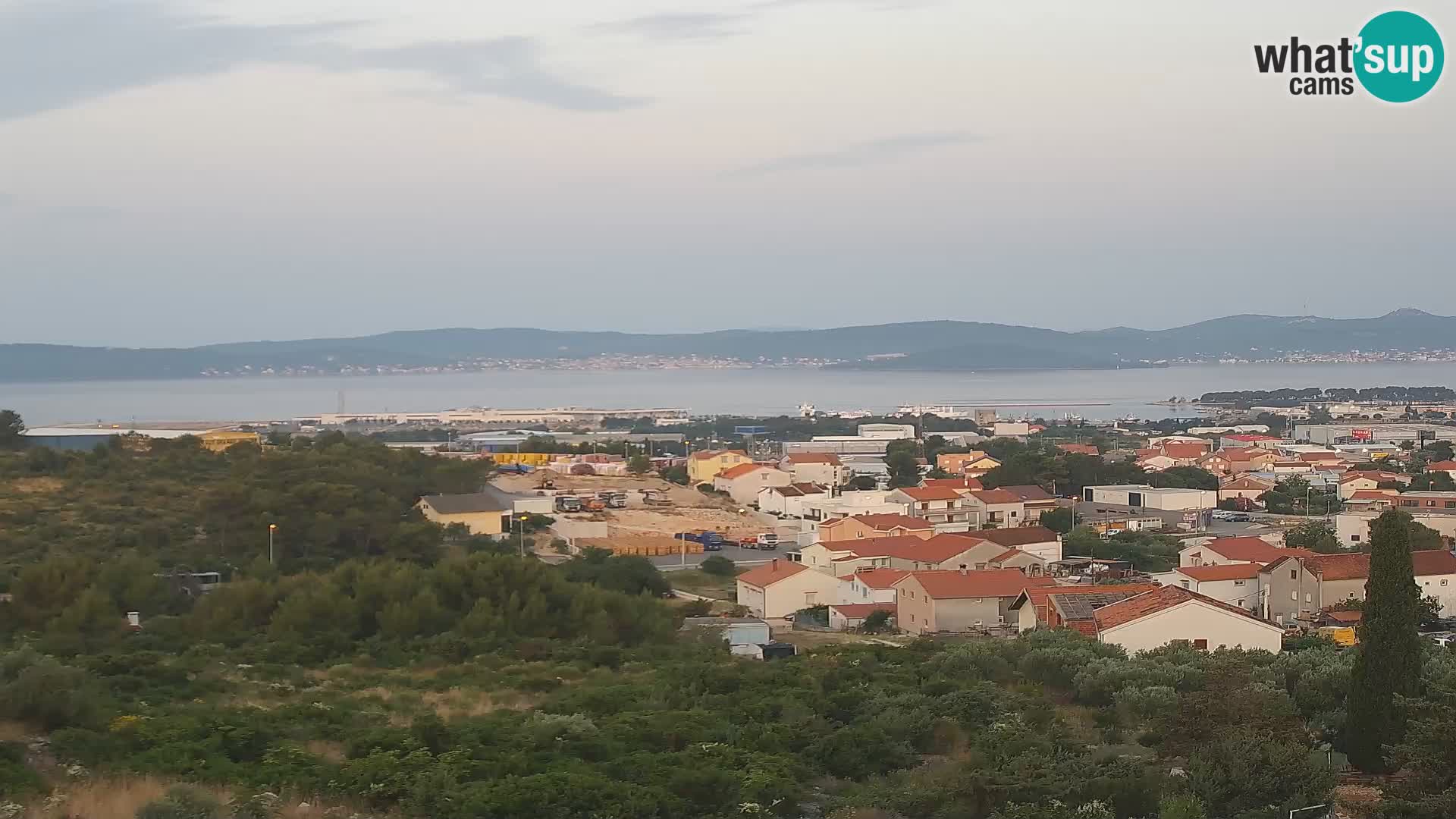 Zadar Pristanišče Gazenica s panoramsko spletno kamero, Zadar, Hrvaška