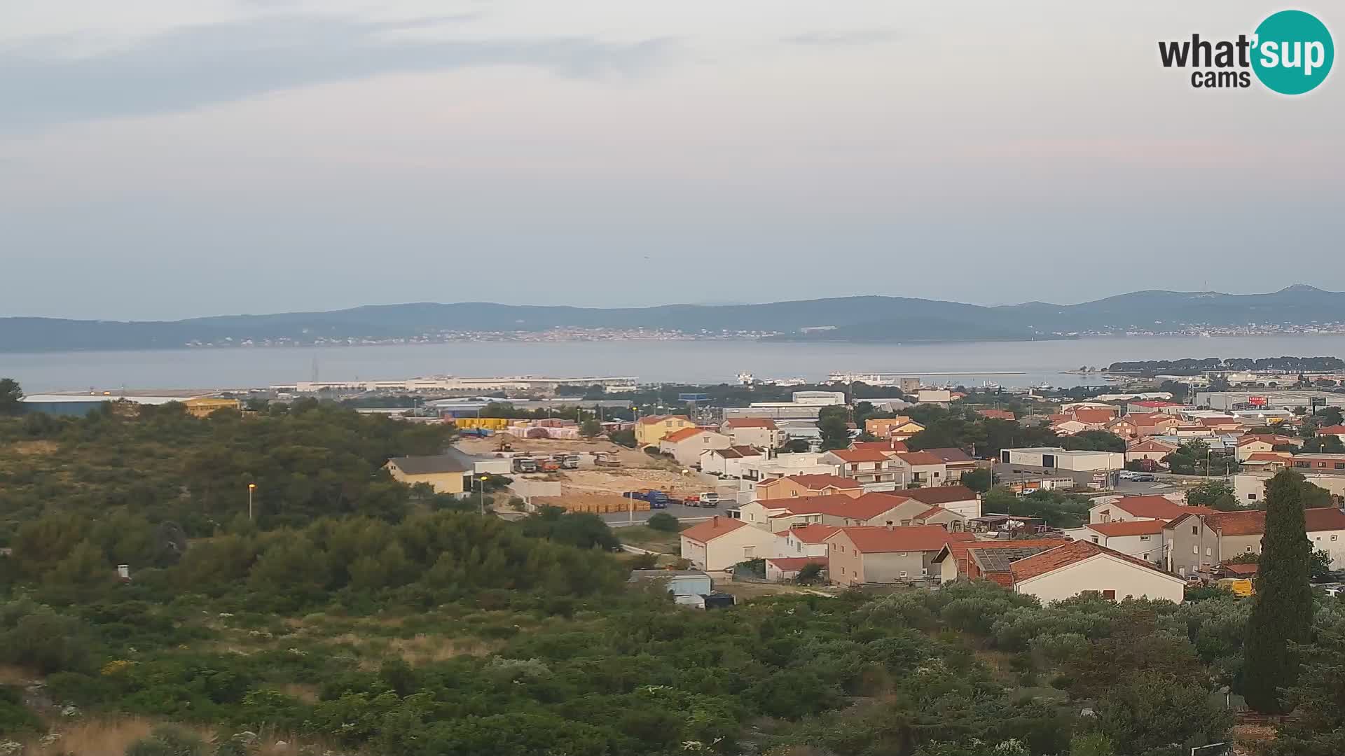 Zadar Pristanišče Gazenica s panoramsko spletno kamero, Zadar, Hrvaška