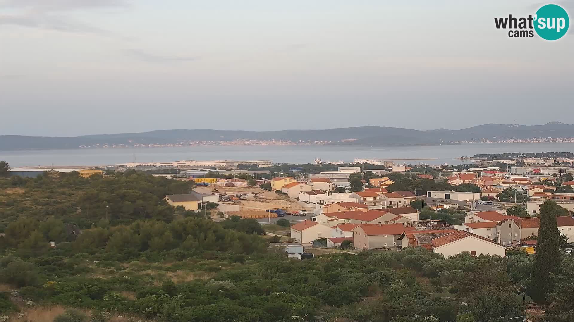 Zadar Port Gazenica Webcam Panorama, Zadar, Kroatien
