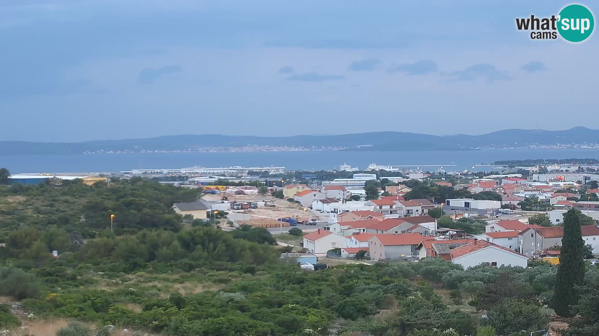 Panoramska web kamera Luke Gaženica u Zadru, Hrvatska