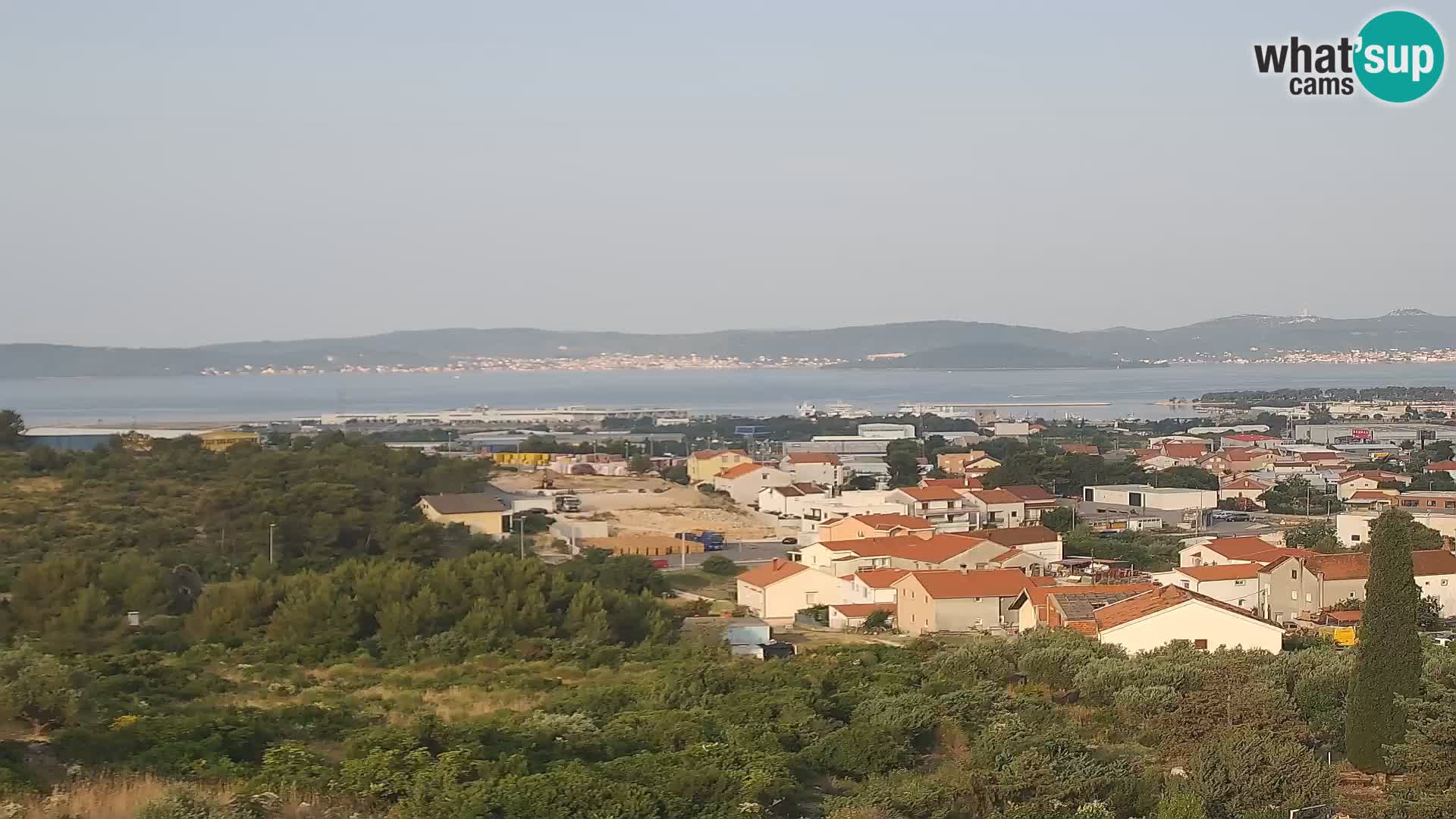 Panoramska web kamera Luke Gaženica u Zadru, Hrvatska