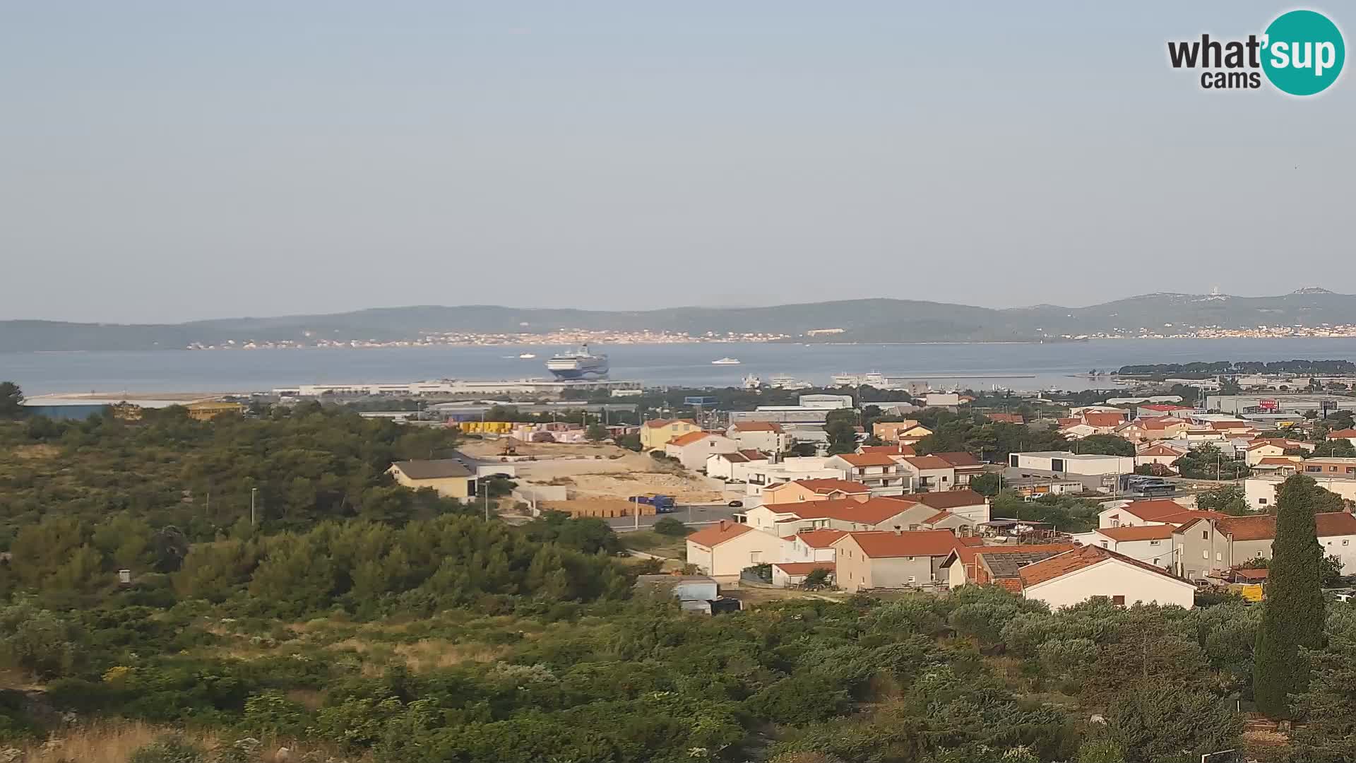 Zadar Port Gazenica Webcam Panorama, Zadar, Kroatien