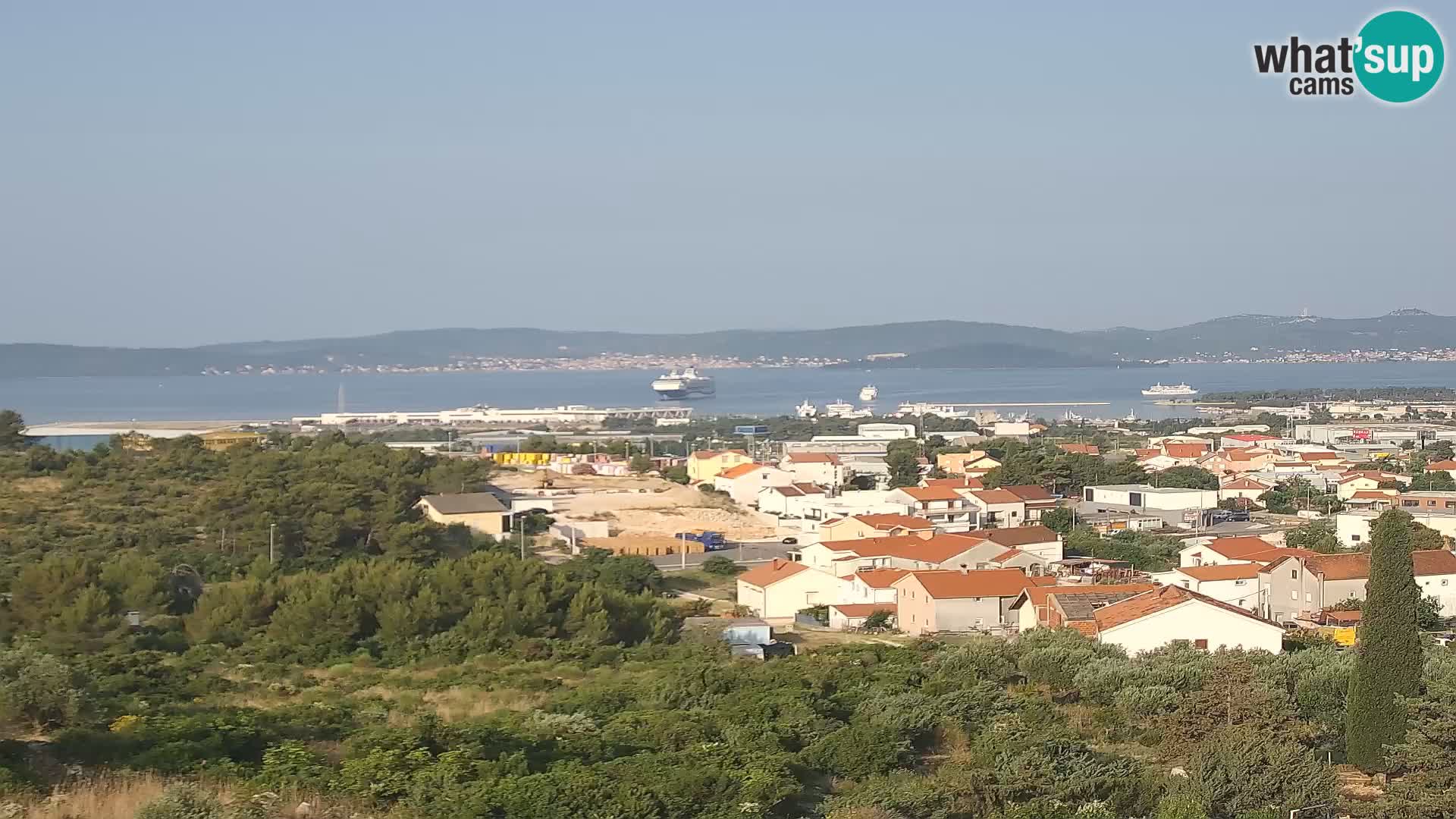 Zadar Port Gazenica Webcam Panorama, Zadar, Kroatien