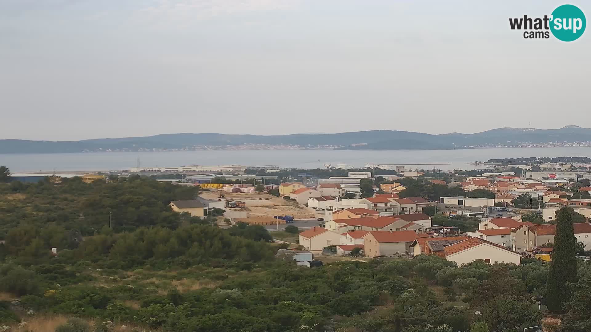 Panoramska web kamera Luke Gaženica u Zadru, Hrvatska