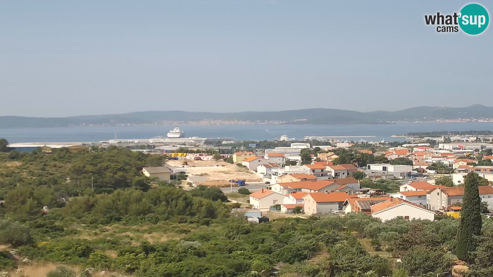 Panorama de la Webcam del Puerto Gazenica de Zadar, Zadar, Croacia