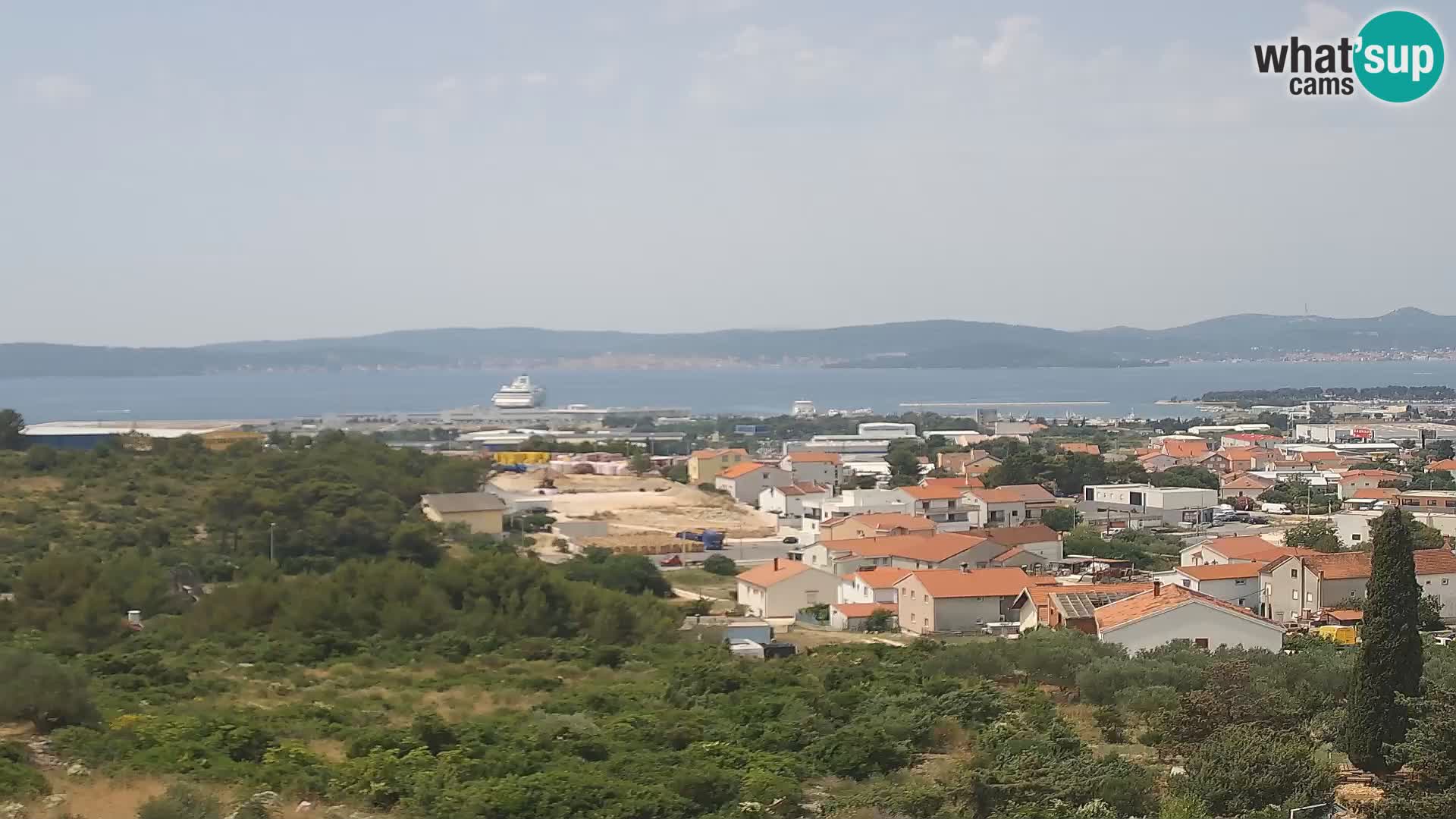 Panoramska web kamera Luke Gaženica u Zadru, Hrvatska