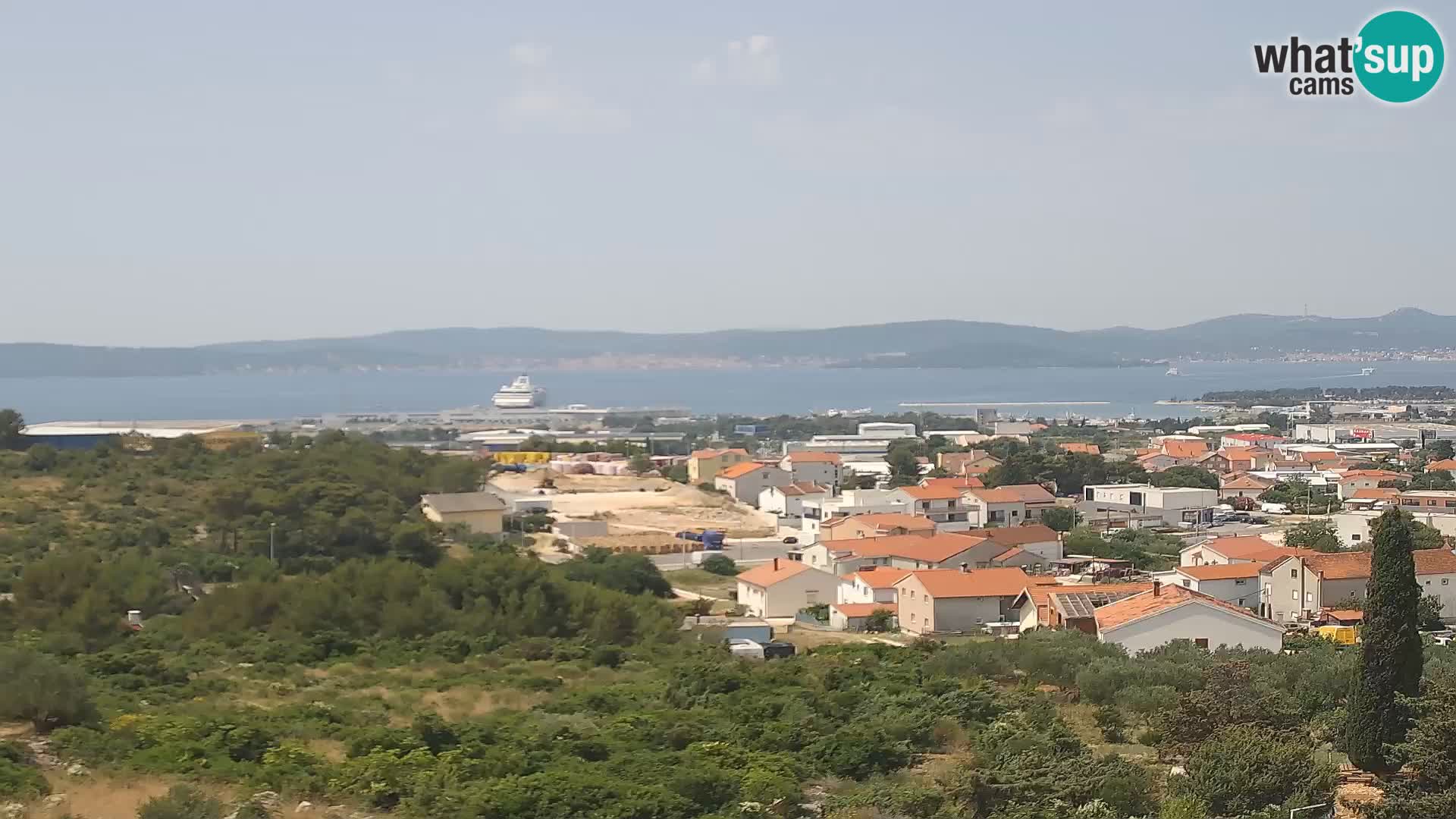 Panoramska web kamera Luke Gaženica u Zadru, Hrvatska