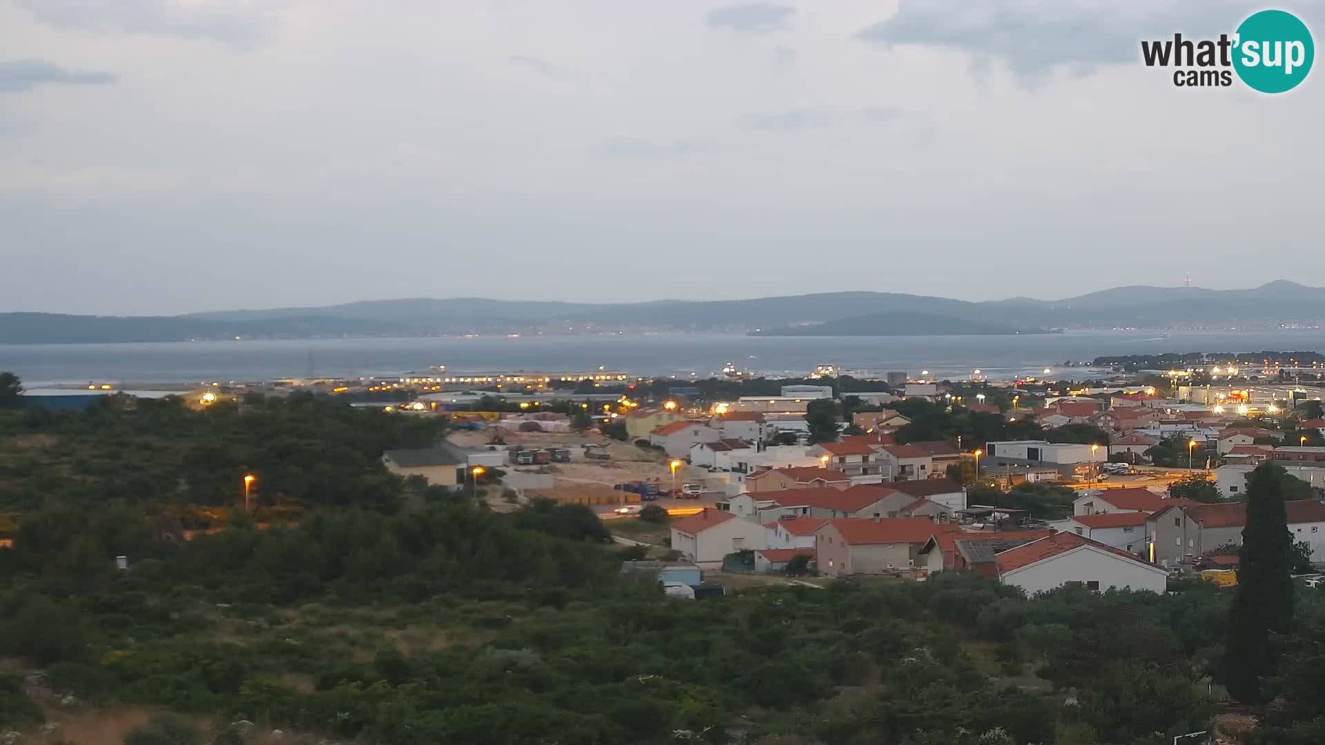 Zadar Pristanišče Gazenica s panoramsko spletno kamero, Zadar, Hrvaška