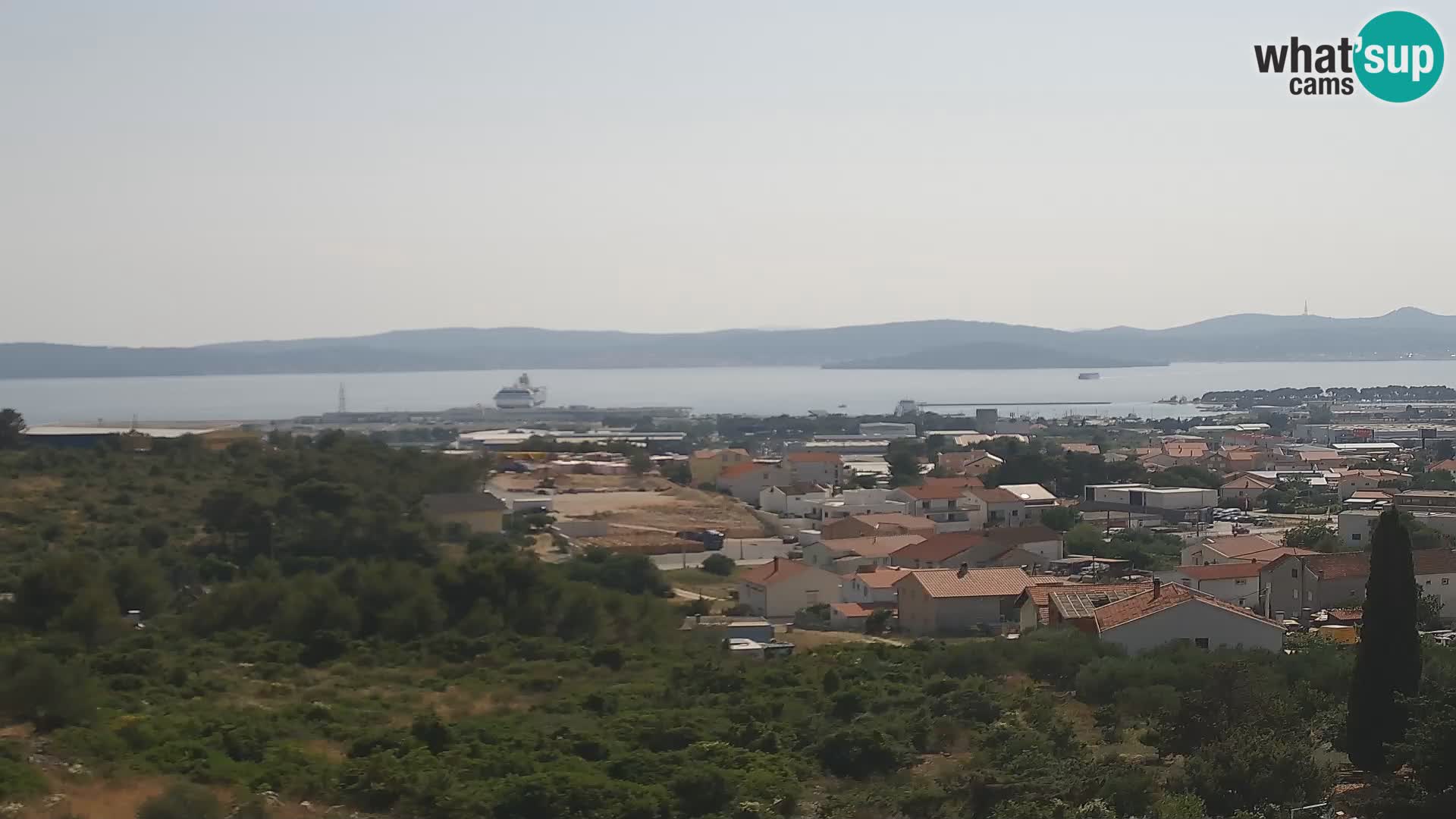 Zadar Port Gazenica Webcam Panorama, Zadar, Kroatien