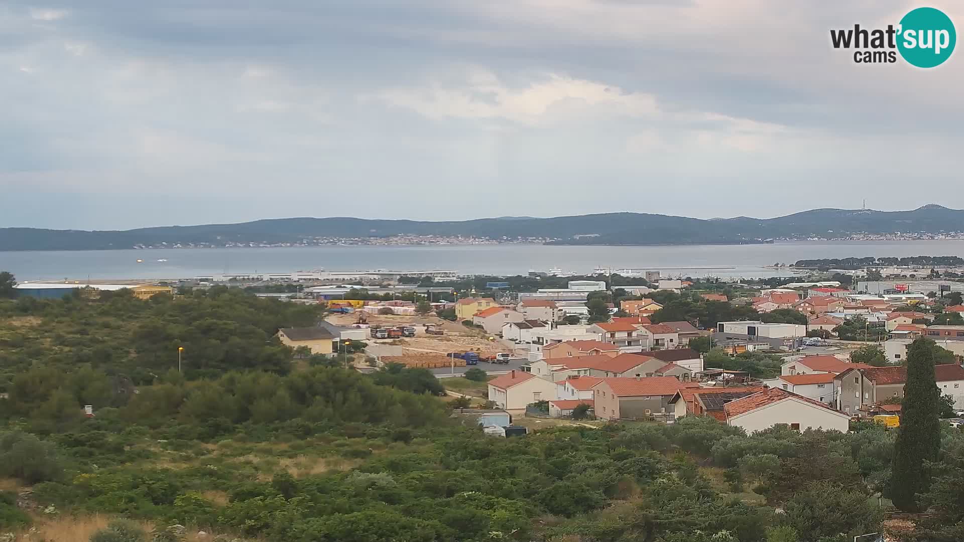 Zadar Pristanišče Gazenica s panoramsko spletno kamero, Zadar, Hrvaška