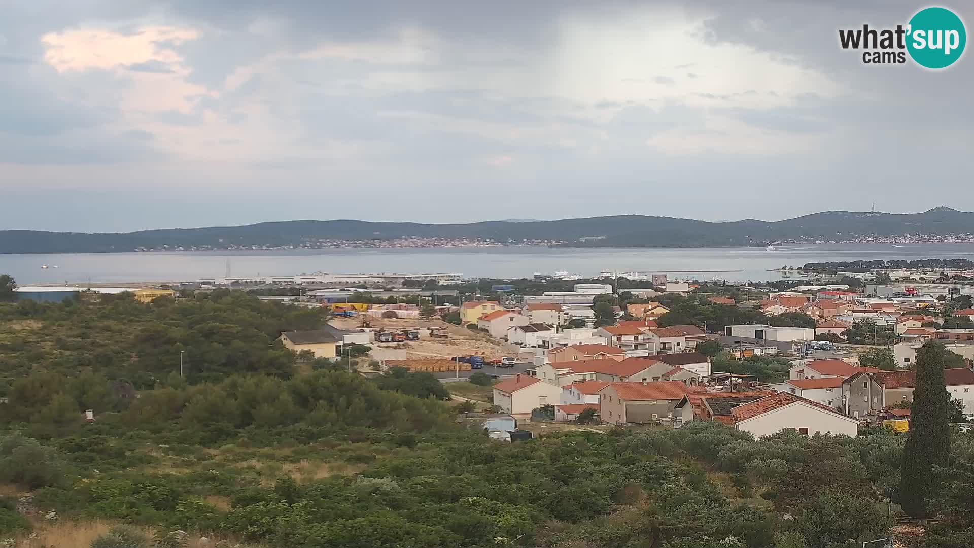 Zadar Port Gazenica Webcam Panorama, Zadar, Kroatien