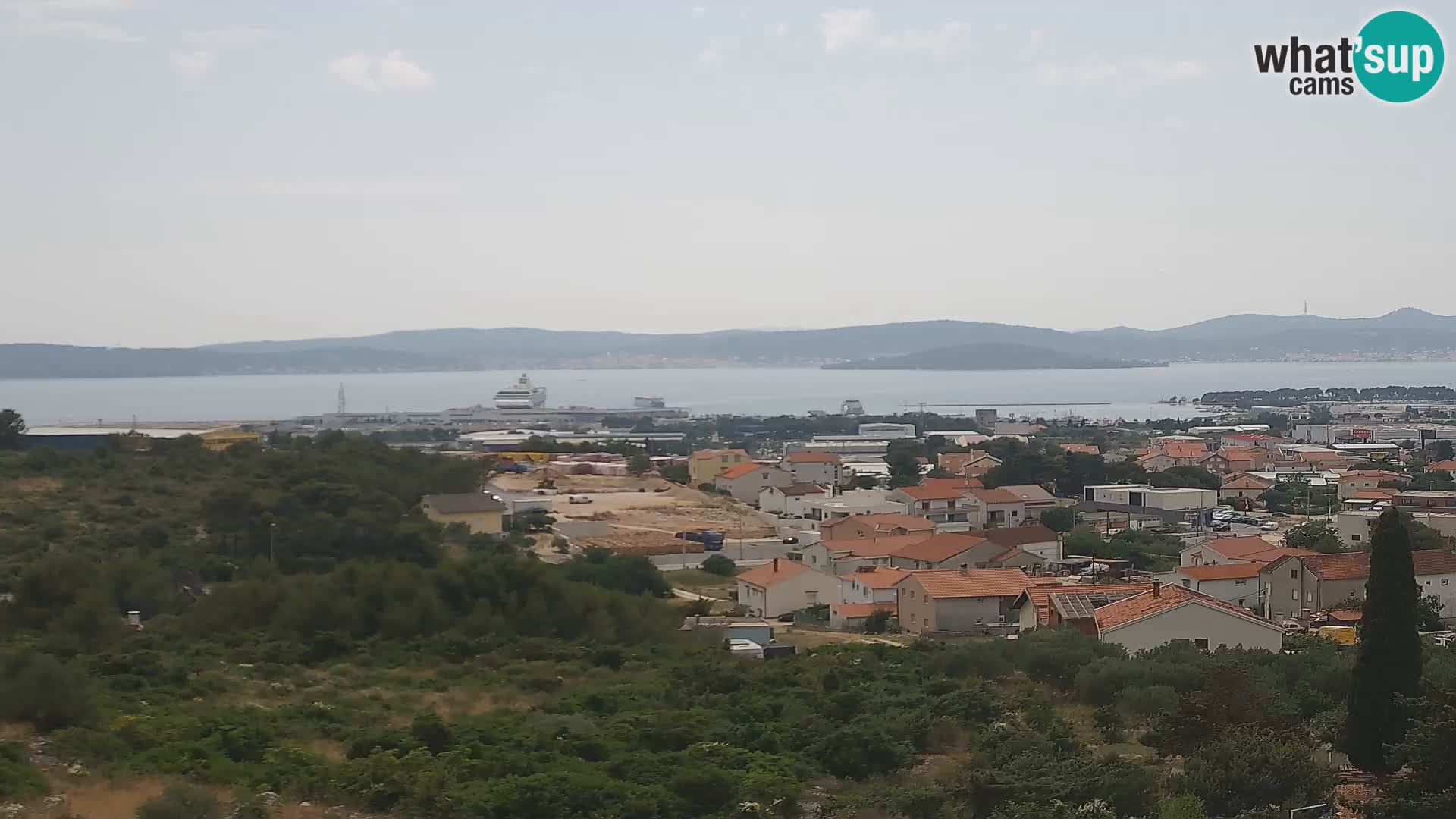 Panoramska web kamera Luke Gaženica u Zadru, Hrvatska