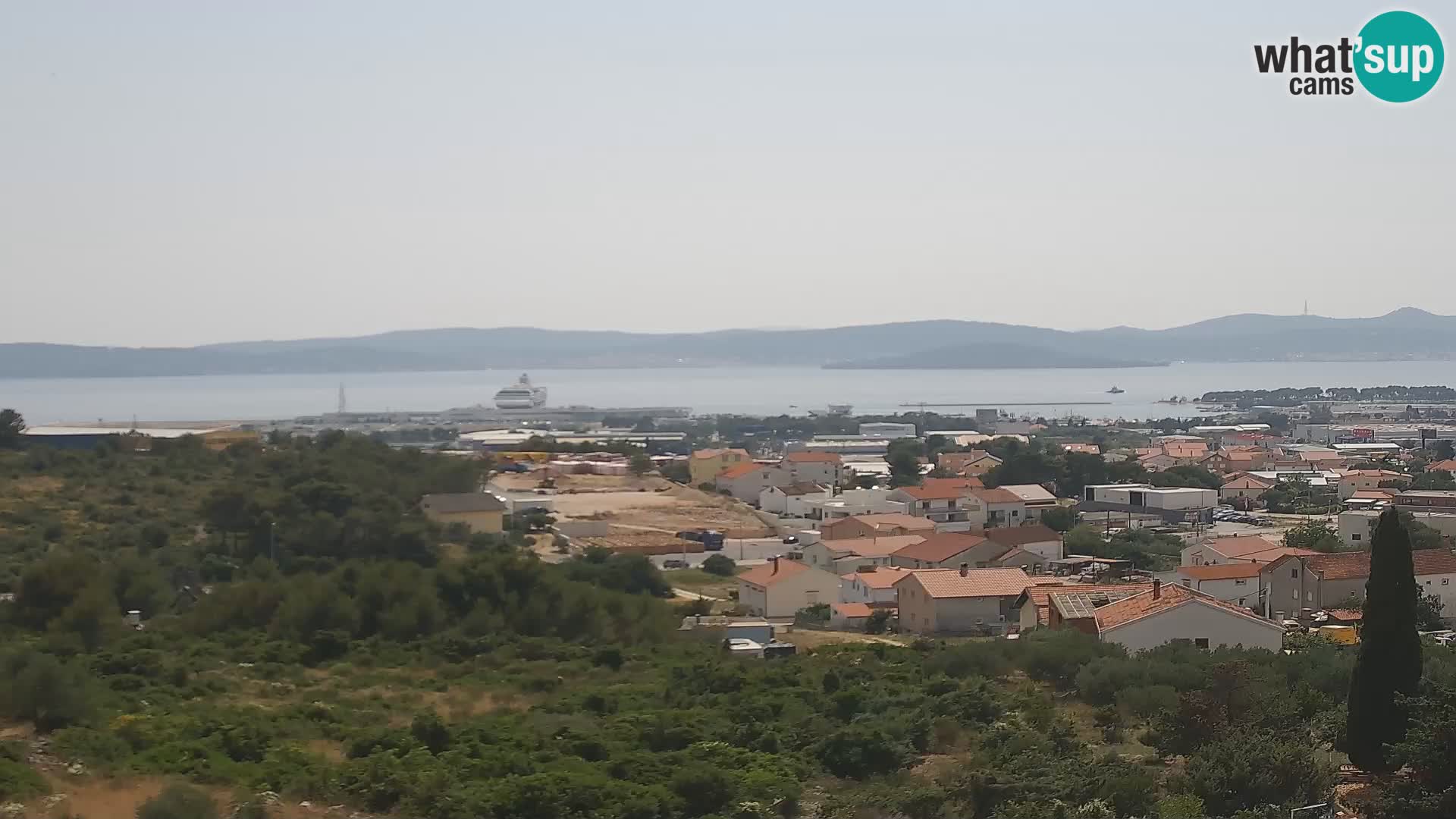 Zadar Port Gazenica Webcam Panorama, Zadar, Kroatien