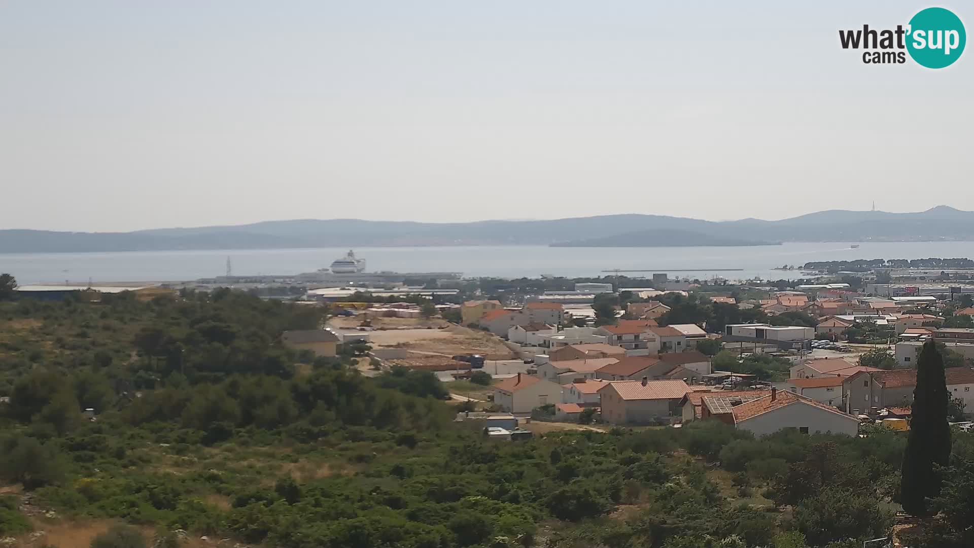 Panorama de la Webcam del Puerto Gazenica de Zadar, Zadar, Croacia