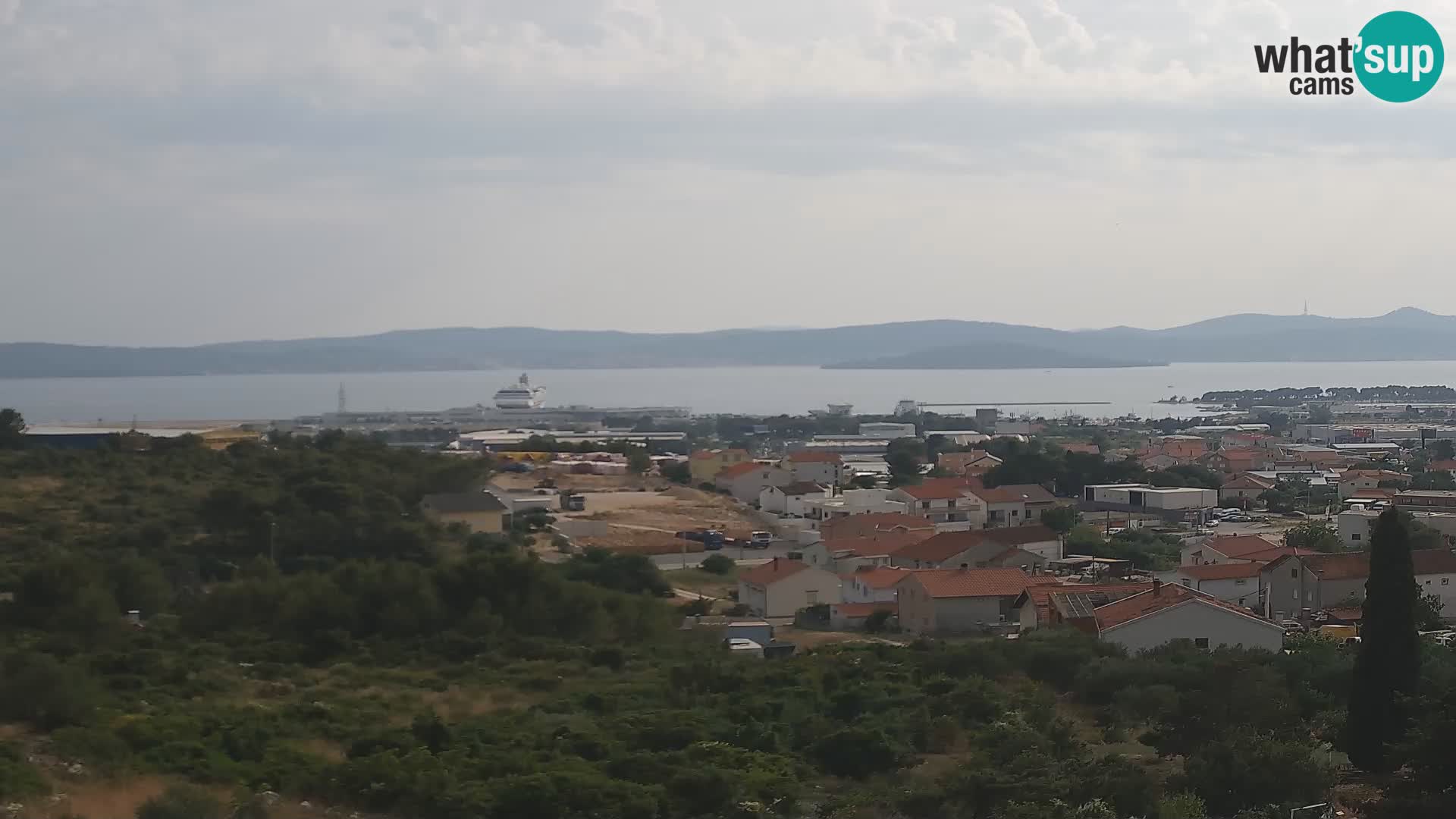 Zadar Pristanišče Gazenica s panoramsko spletno kamero, Zadar, Hrvaška