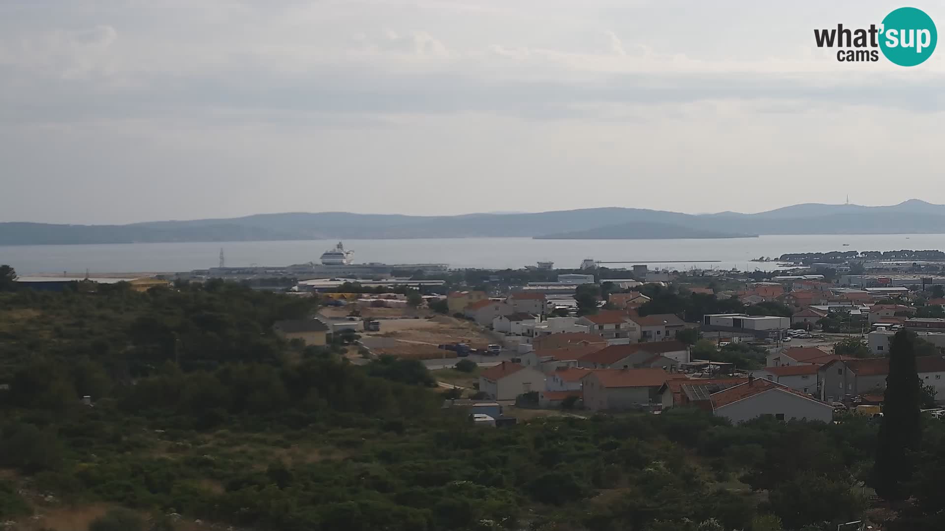 Zadar Pristanišče Gazenica s panoramsko spletno kamero, Zadar, Hrvaška