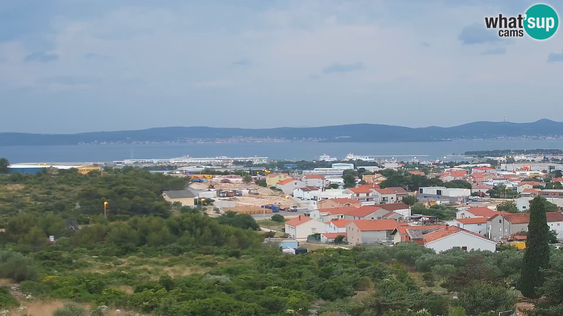 Zadar Pristanišče Gazenica s panoramsko spletno kamero, Zadar, Hrvaška