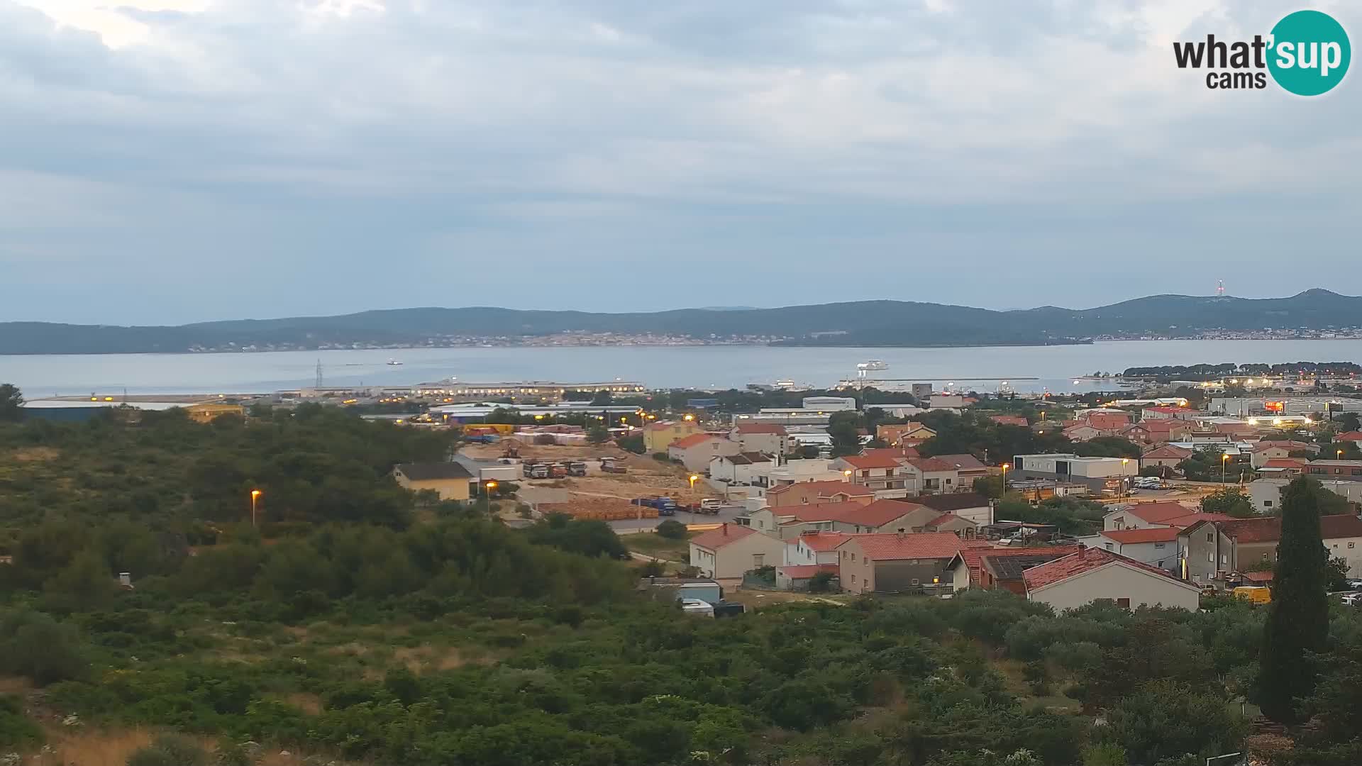 Zadar Pristanišče Gazenica s panoramsko spletno kamero, Zadar, Hrvaška