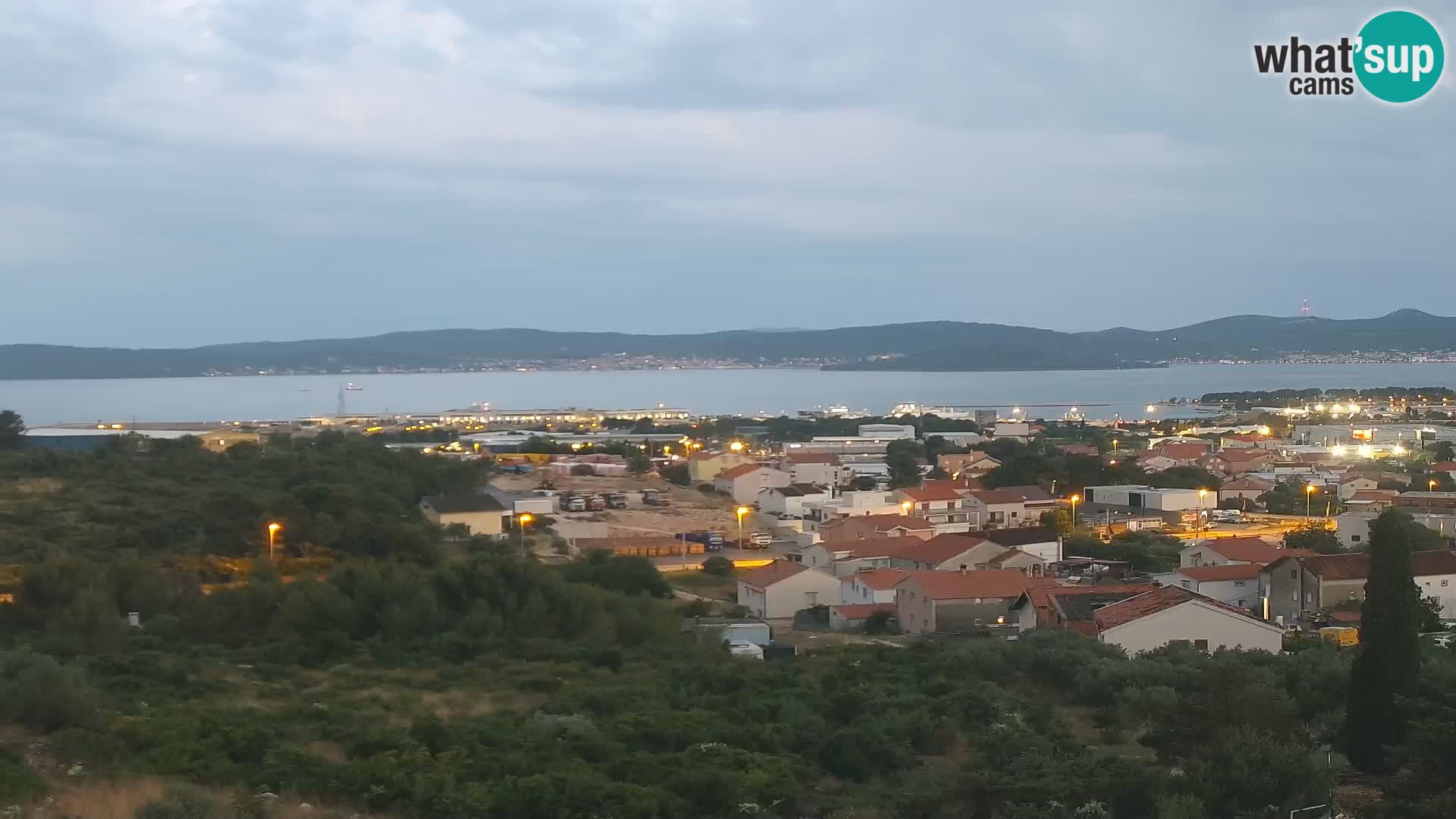 Panoramska web kamera Luke Gaženica u Zadru, Hrvatska