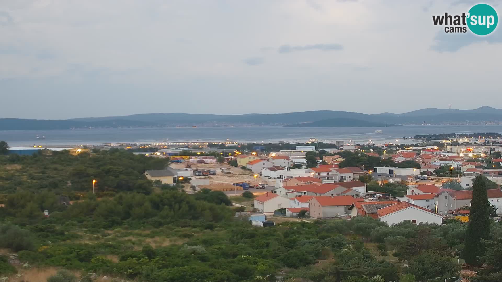 Zadar Port Gazenica Webcam Panorama, Zadar, Croatie