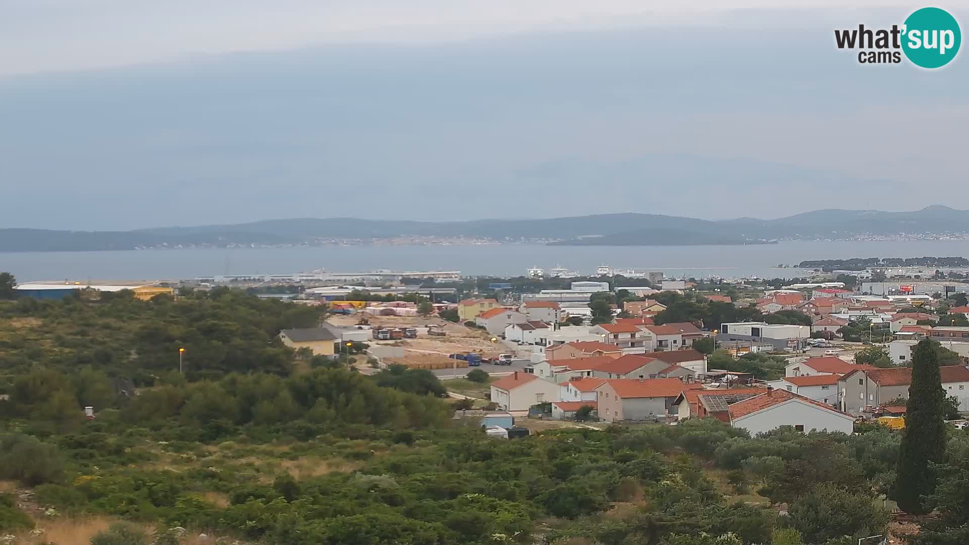 Zadar Port Gazenica Webcam Panorama, Zadar, Kroatien