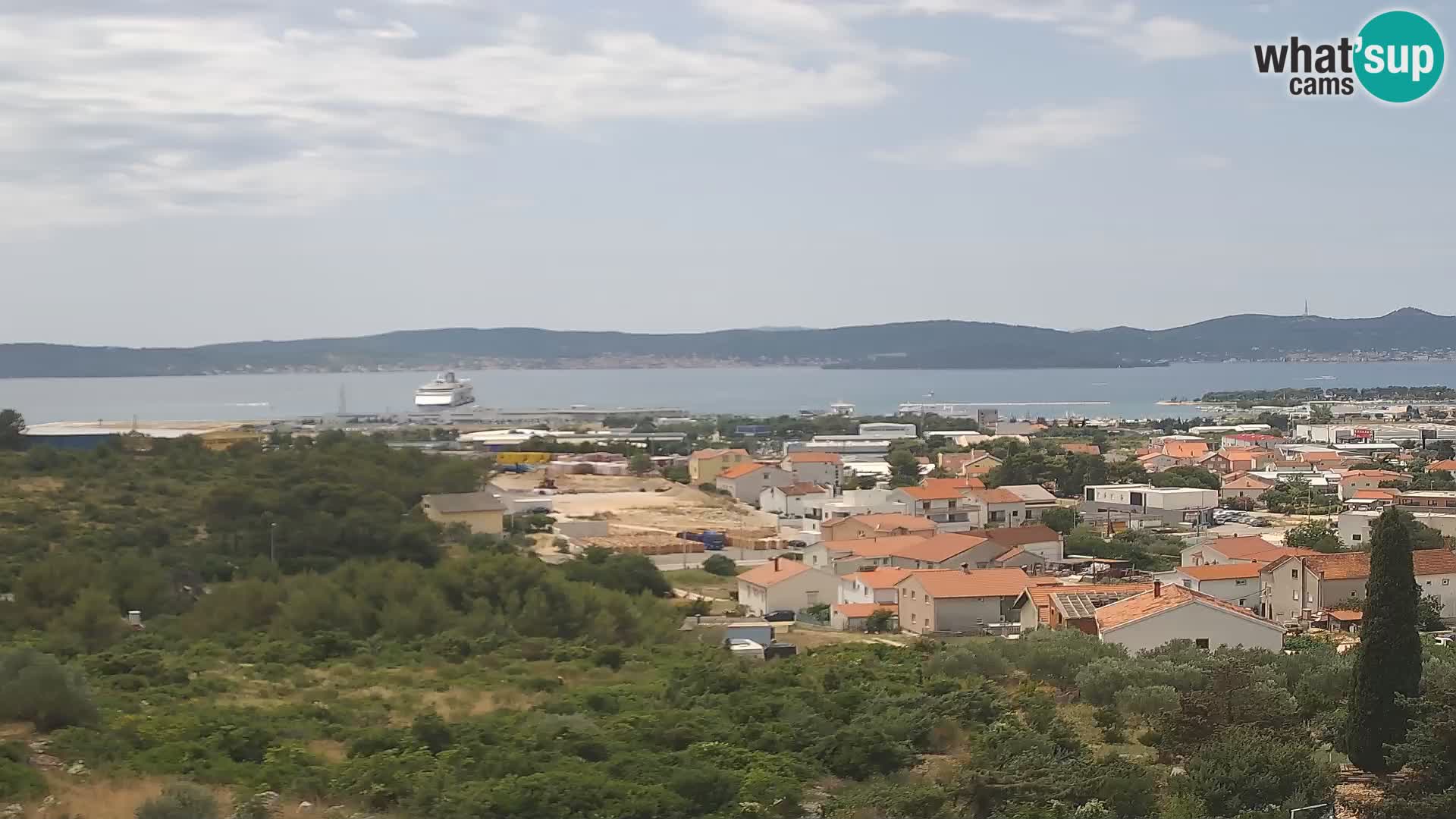Panoramska web kamera Luke Gaženica u Zadru, Hrvatska