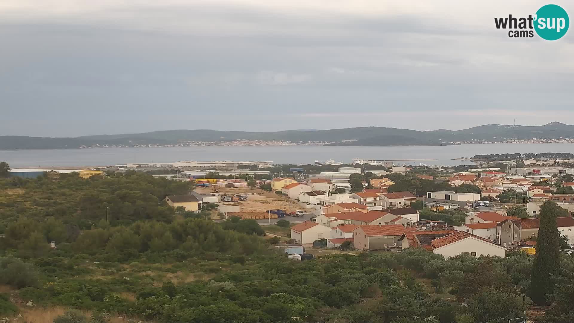 Panorama de la Webcam del Puerto Gazenica de Zadar, Zadar, Croacia