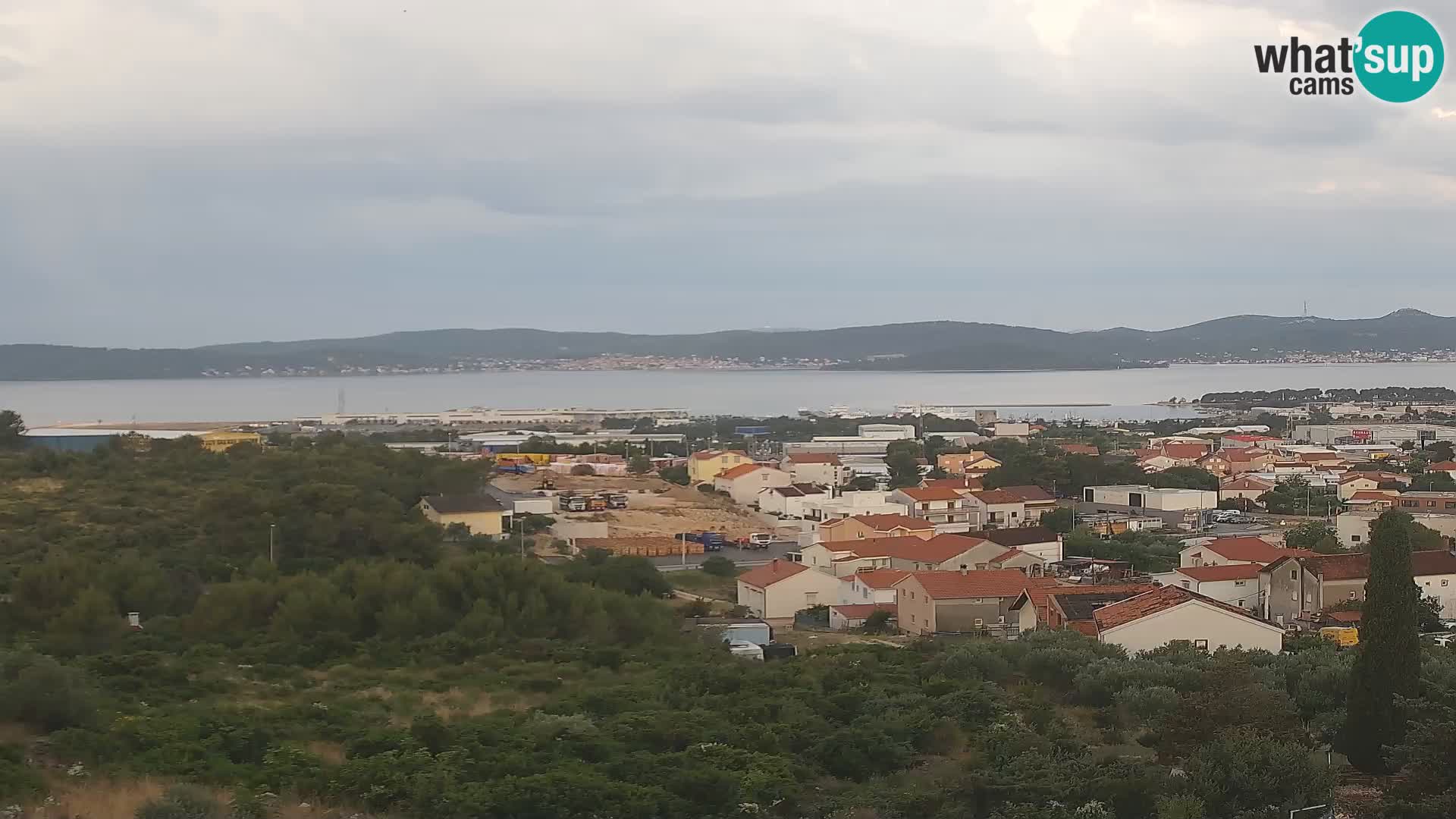 Panorama de la Webcam del Puerto Gazenica de Zadar, Zadar, Croacia