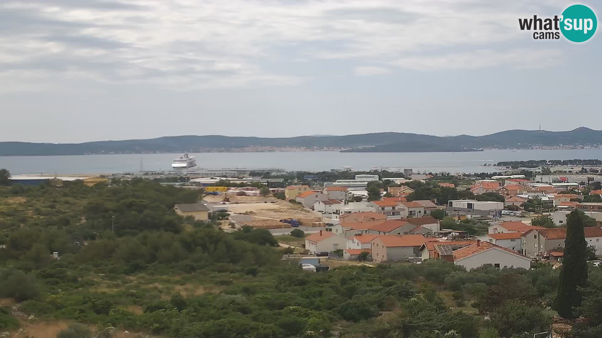Panoramska web kamera Luke Gaženica u Zadru, Hrvatska