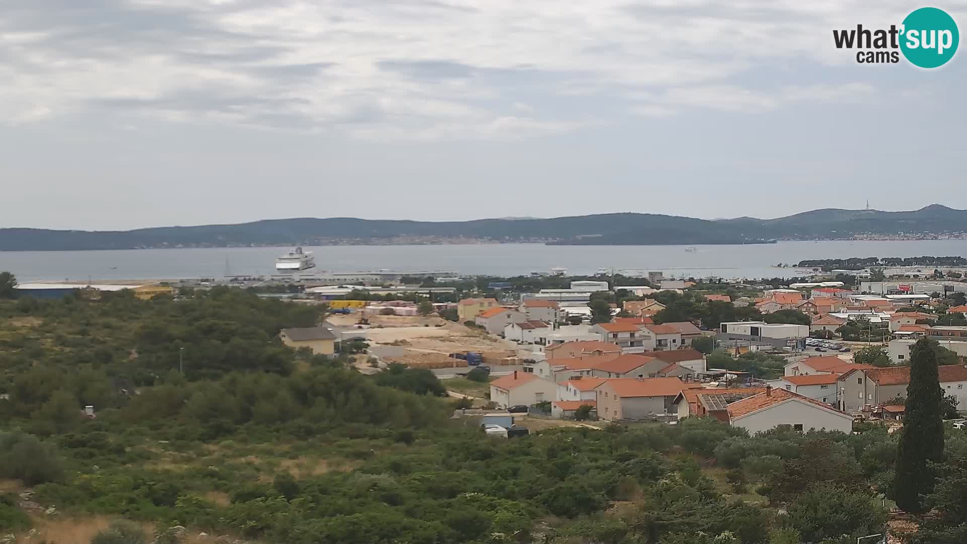 Zadar Pristanišče Gazenica s panoramsko spletno kamero, Zadar, Hrvaška