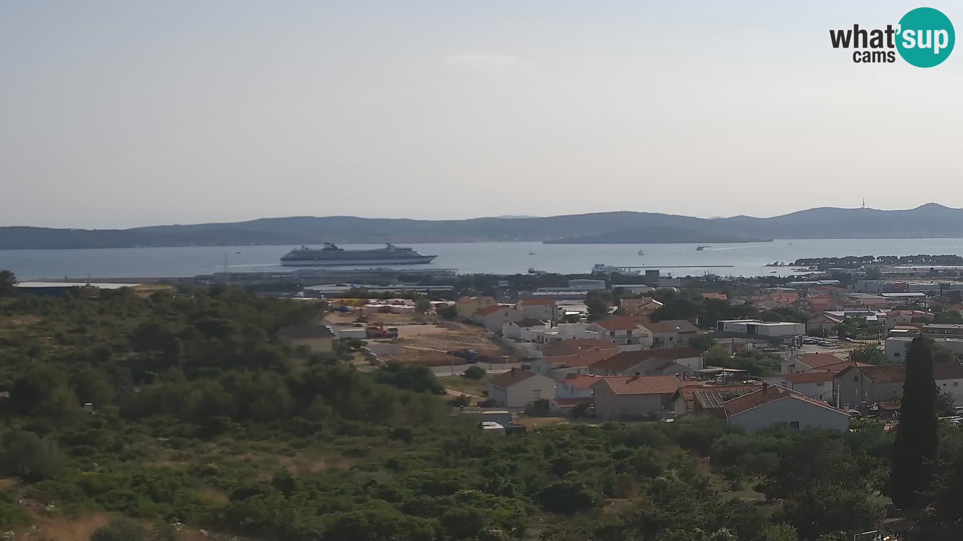 Panoramska web kamera Luke Gaženica u Zadru, Hrvatska