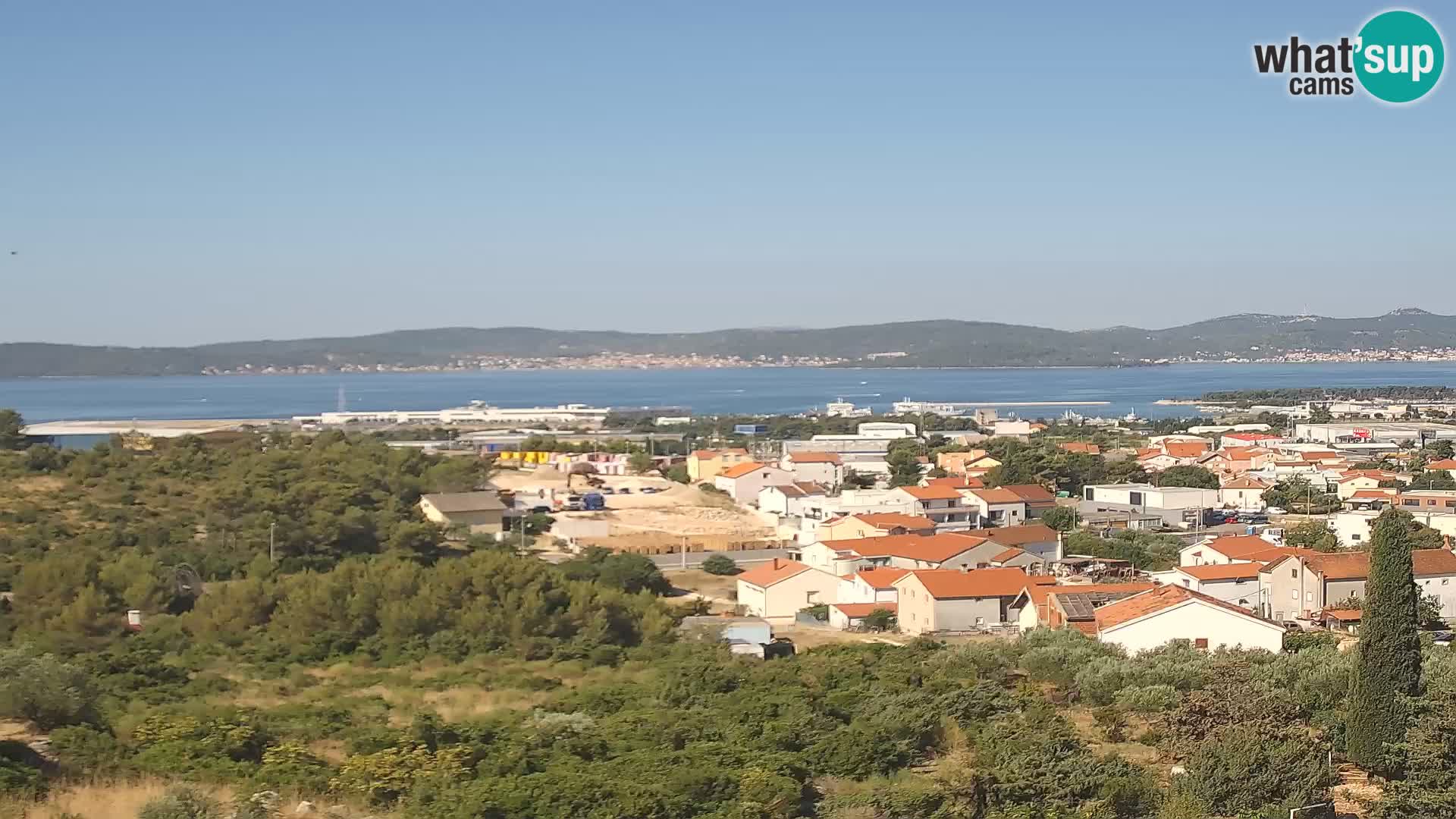 Zadar Pristanišče Gazenica s panoramsko spletno kamero, Zadar, Hrvaška