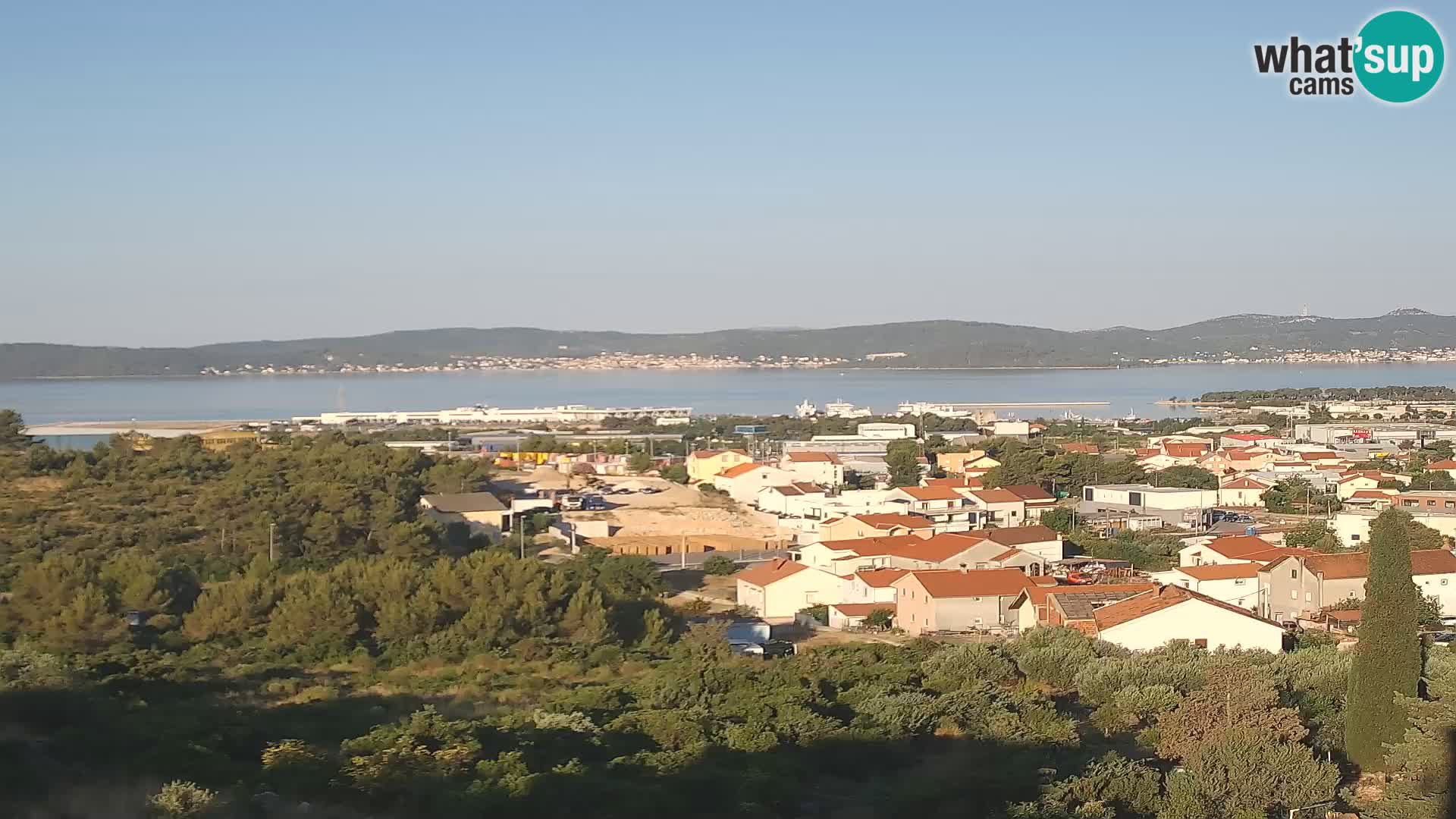 Zadar Pristanišče Gazenica s panoramsko spletno kamero, Zadar, Hrvaška