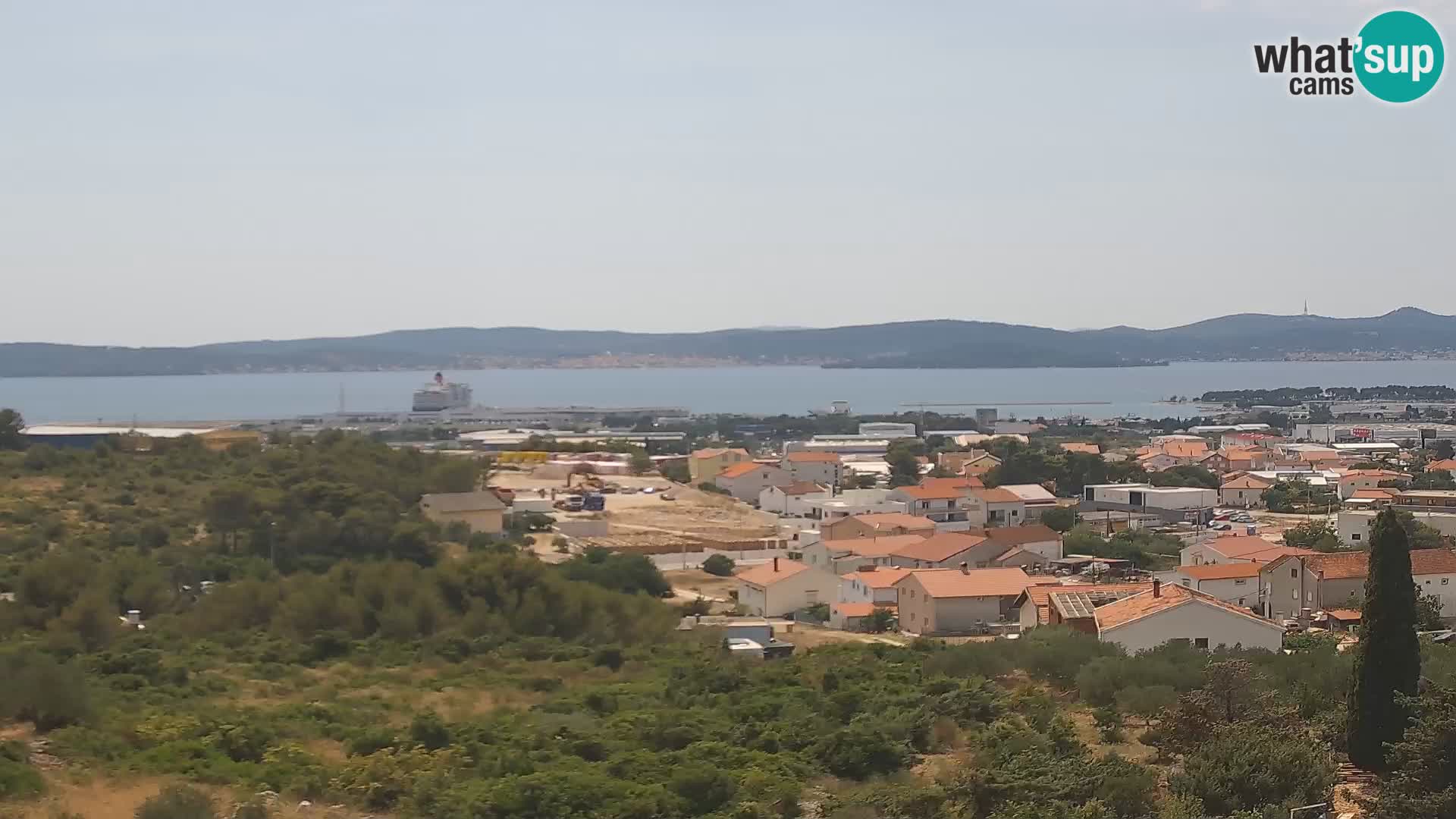 Panorama de la Webcam del Puerto Gazenica de Zadar, Zadar, Croacia