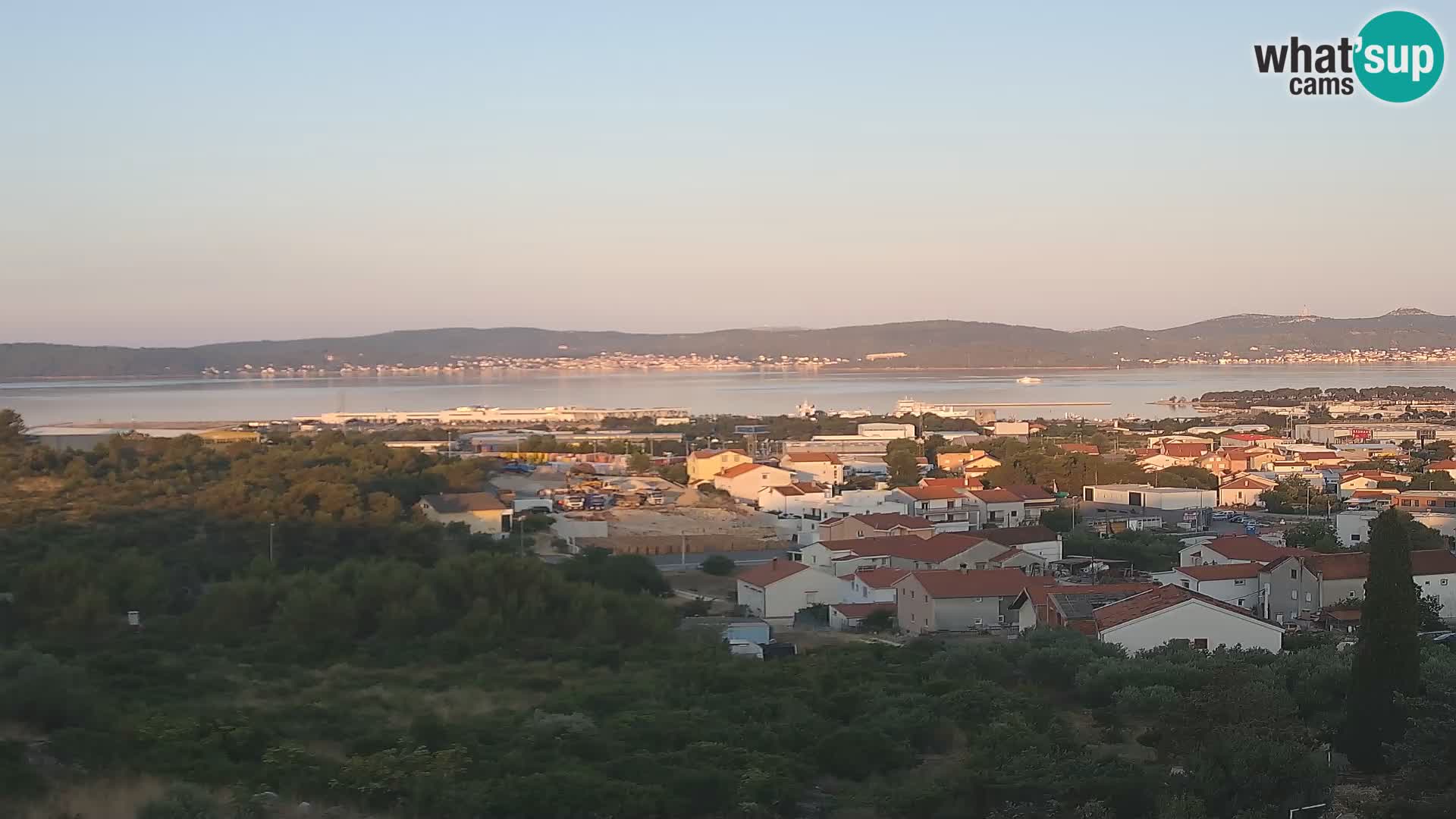 Panorama de la Webcam del Puerto Gazenica de Zadar, Zadar, Croacia