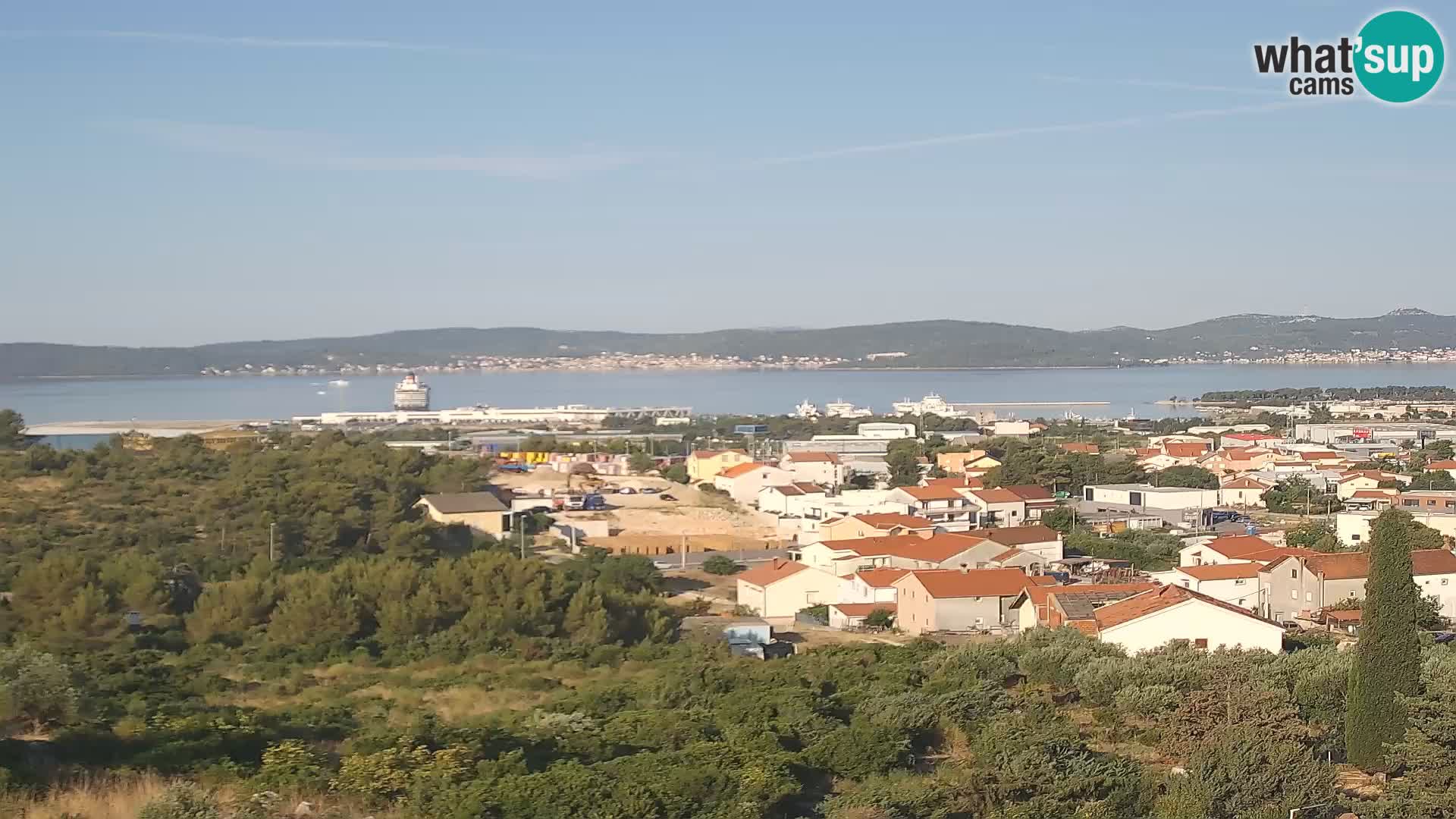 Zadar Port Gazenica Webcam Panorama, Zadar, Kroatien