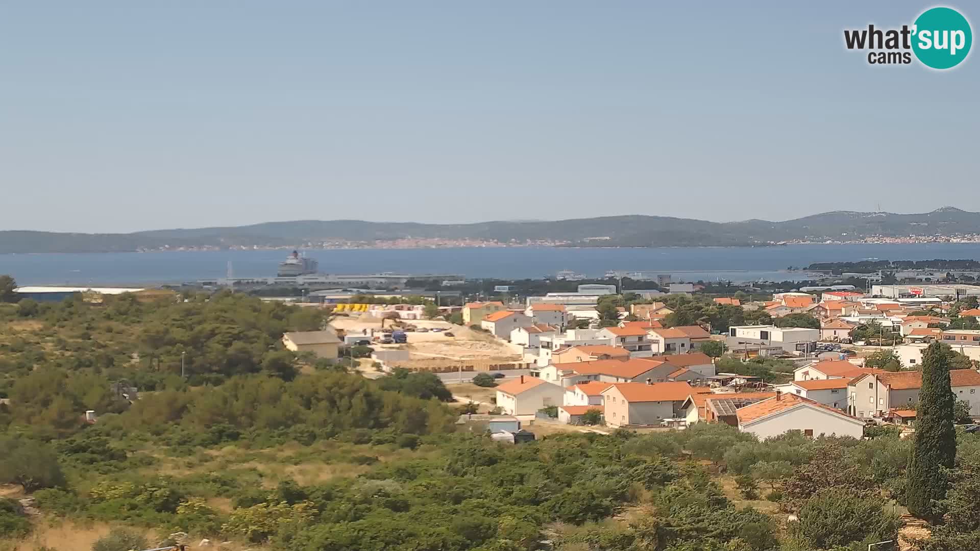 Panorama de la Webcam del Puerto Gazenica de Zadar, Zadar, Croacia